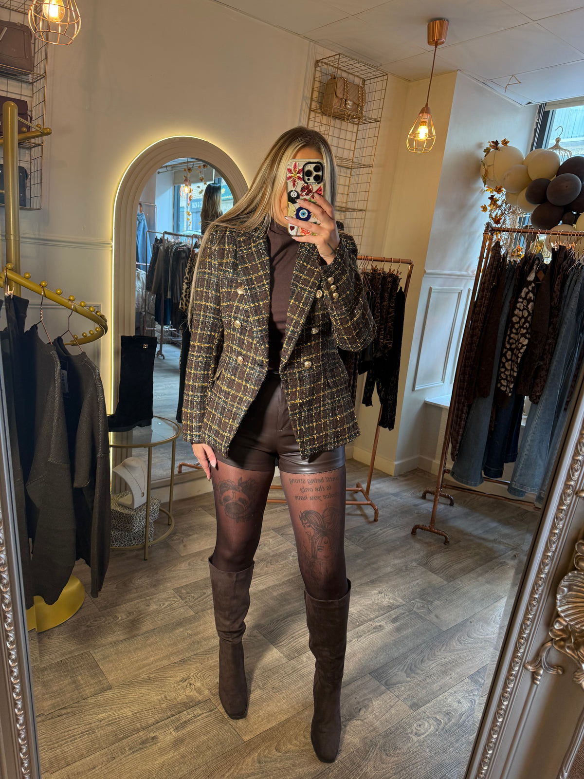 Brown Tweed Blazer