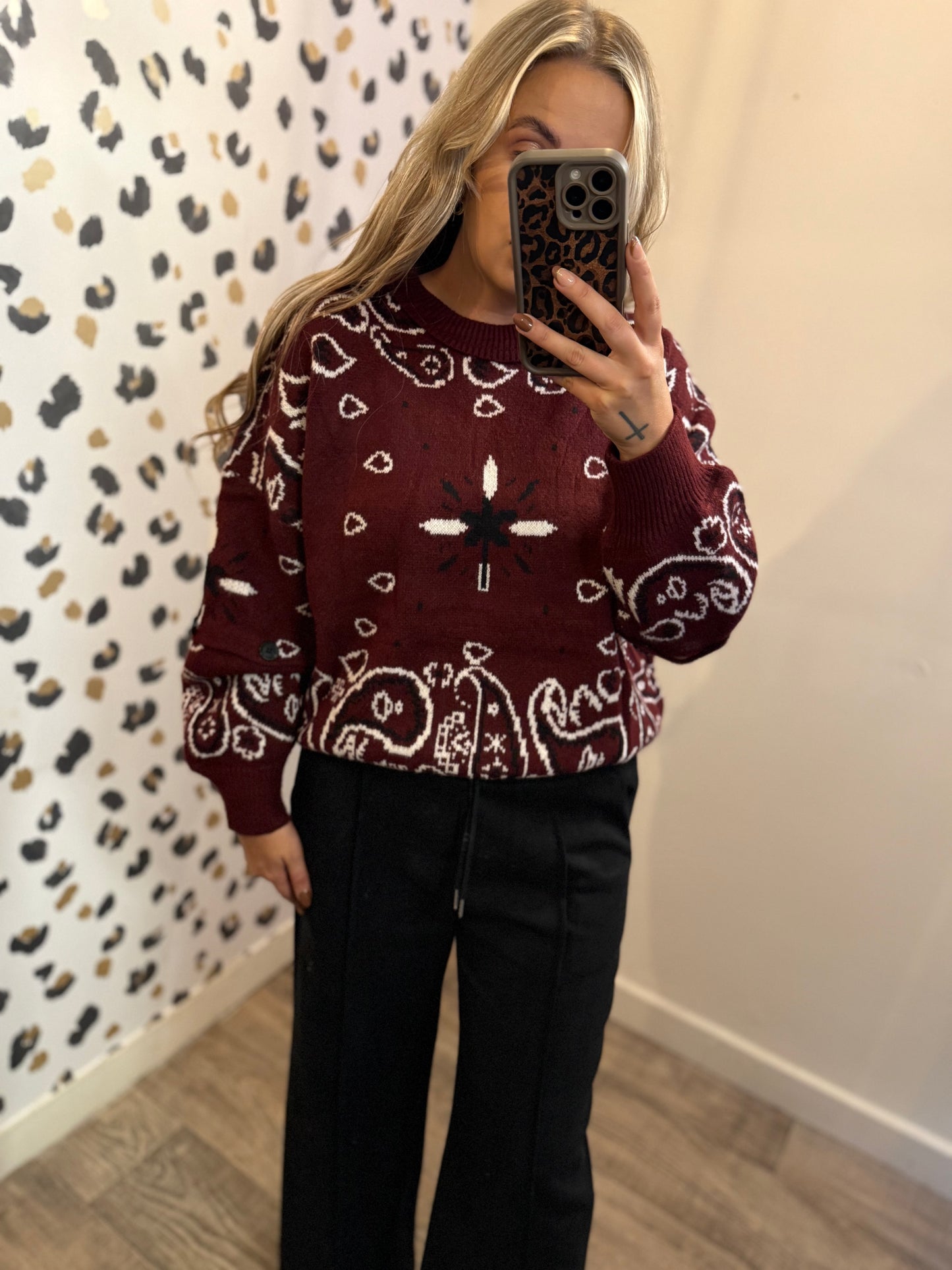 Burgundy LUXE Jumper