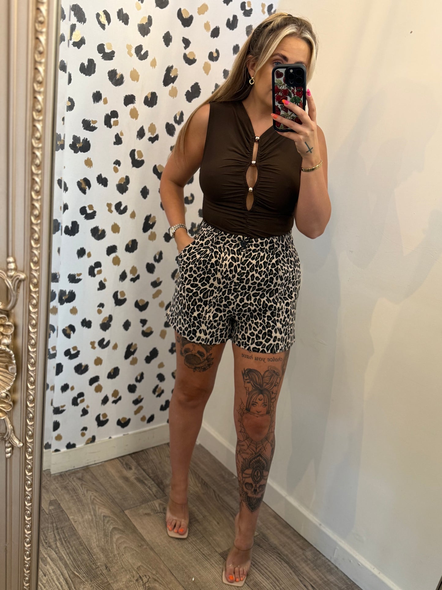 Leopard Shorts