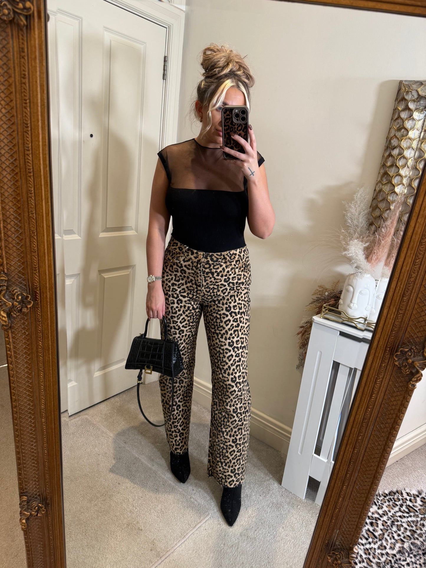 Leopard Super Stretch Jeans