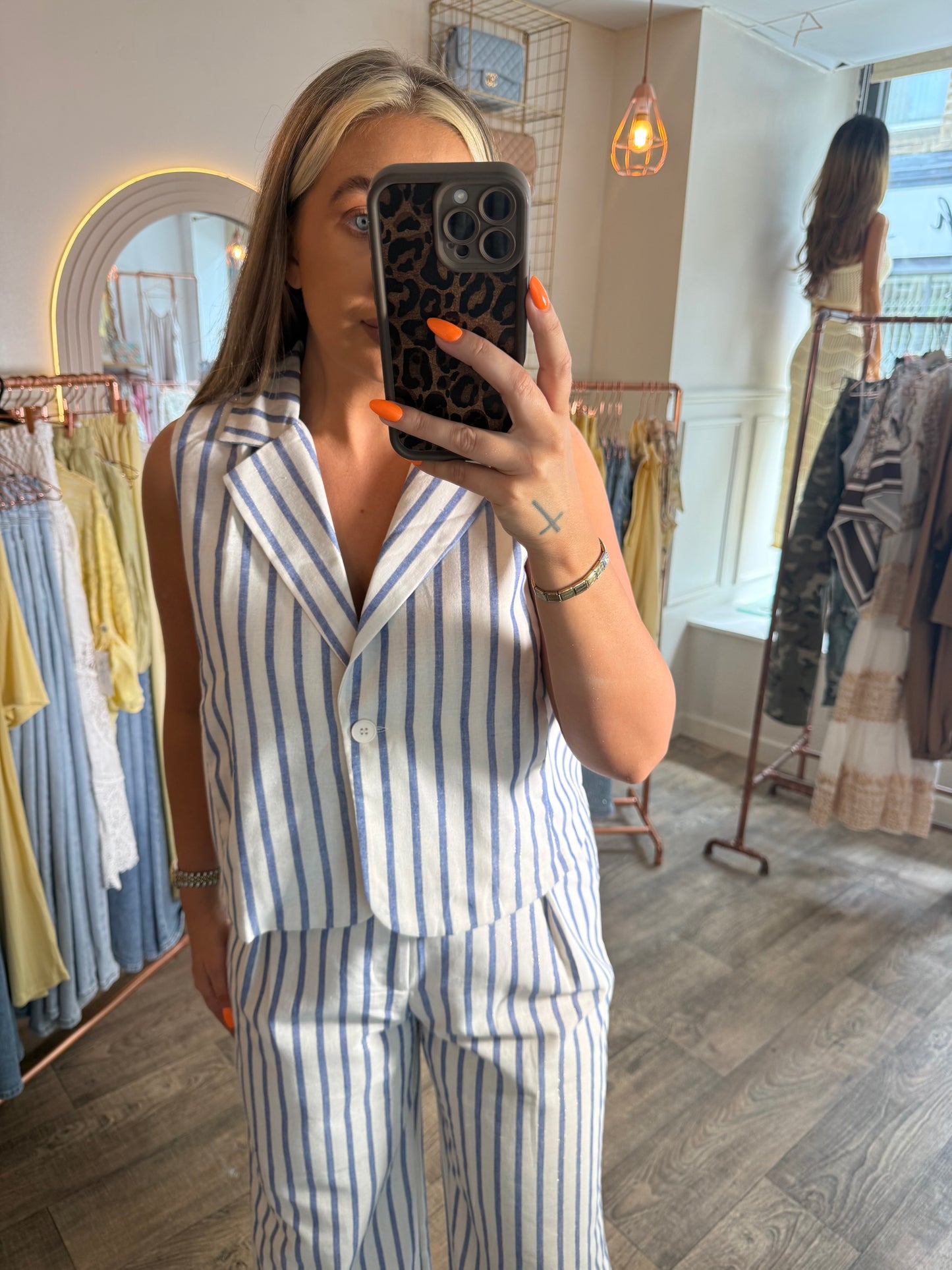 Stripe Waistcoat Set