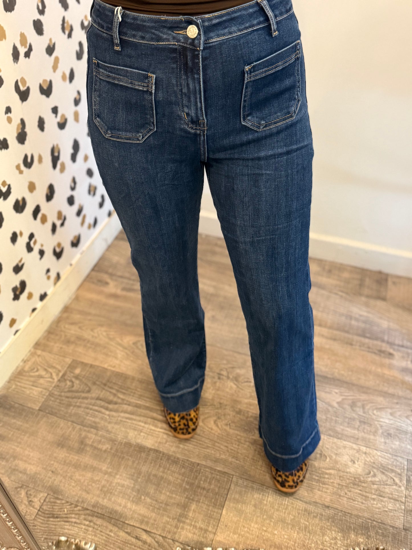 Kickflare Pocket Stretch Jeans