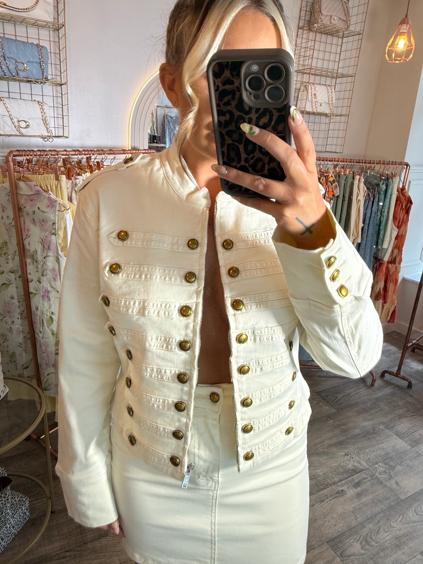 The LUXURY Military Denim Set