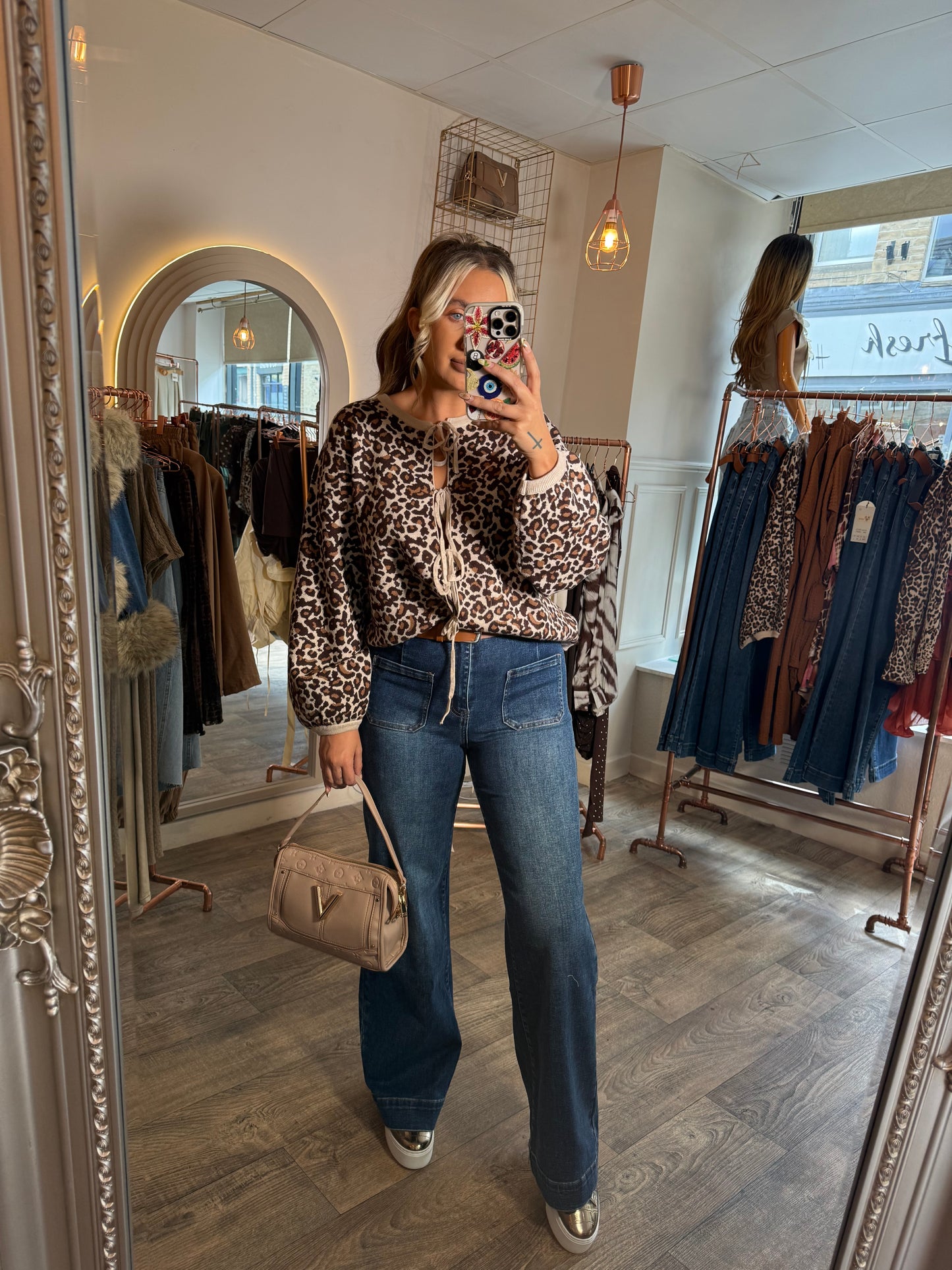 Belted Pocket Jeans