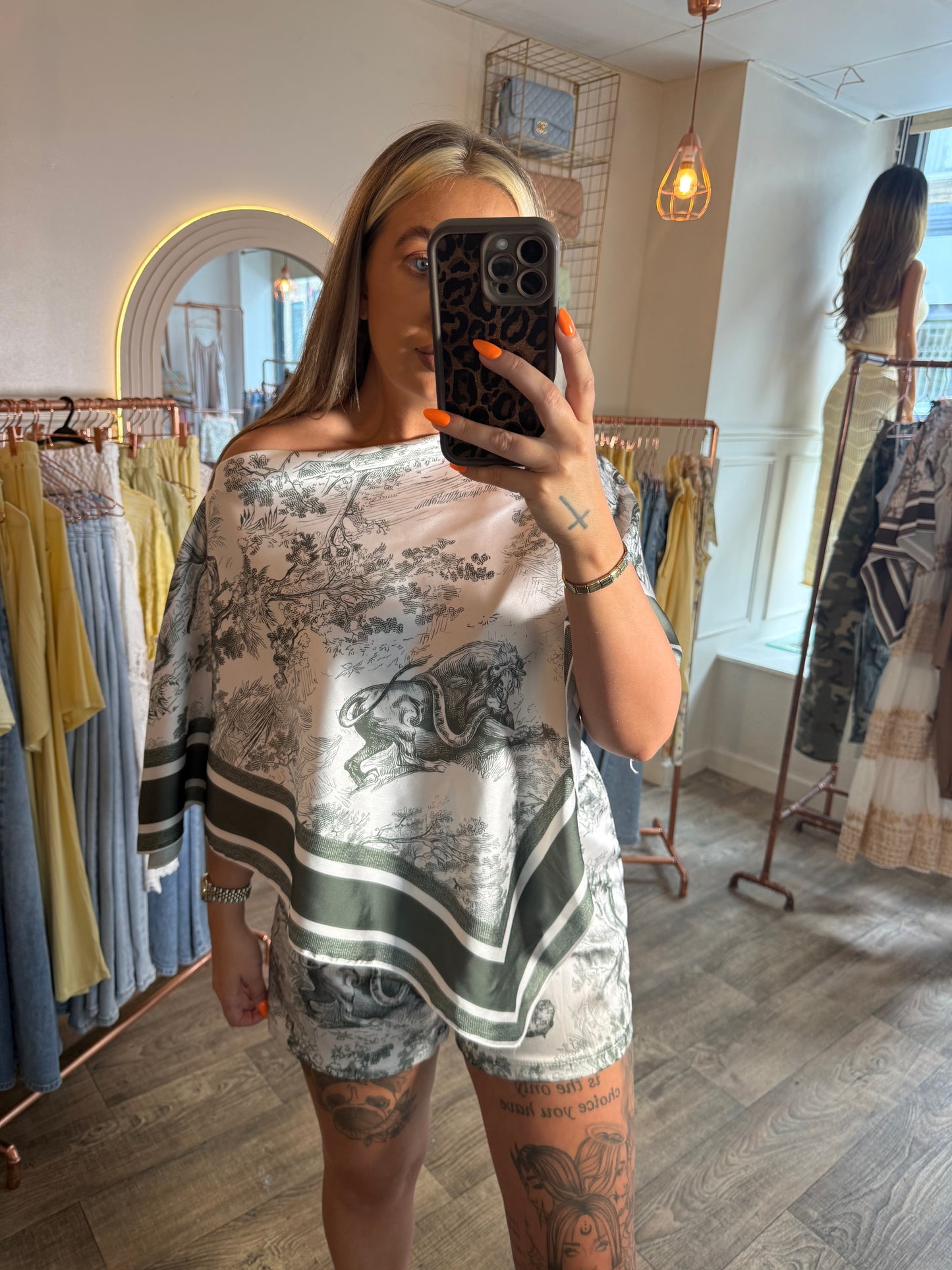 Silk Poncho Sets 3 Colours