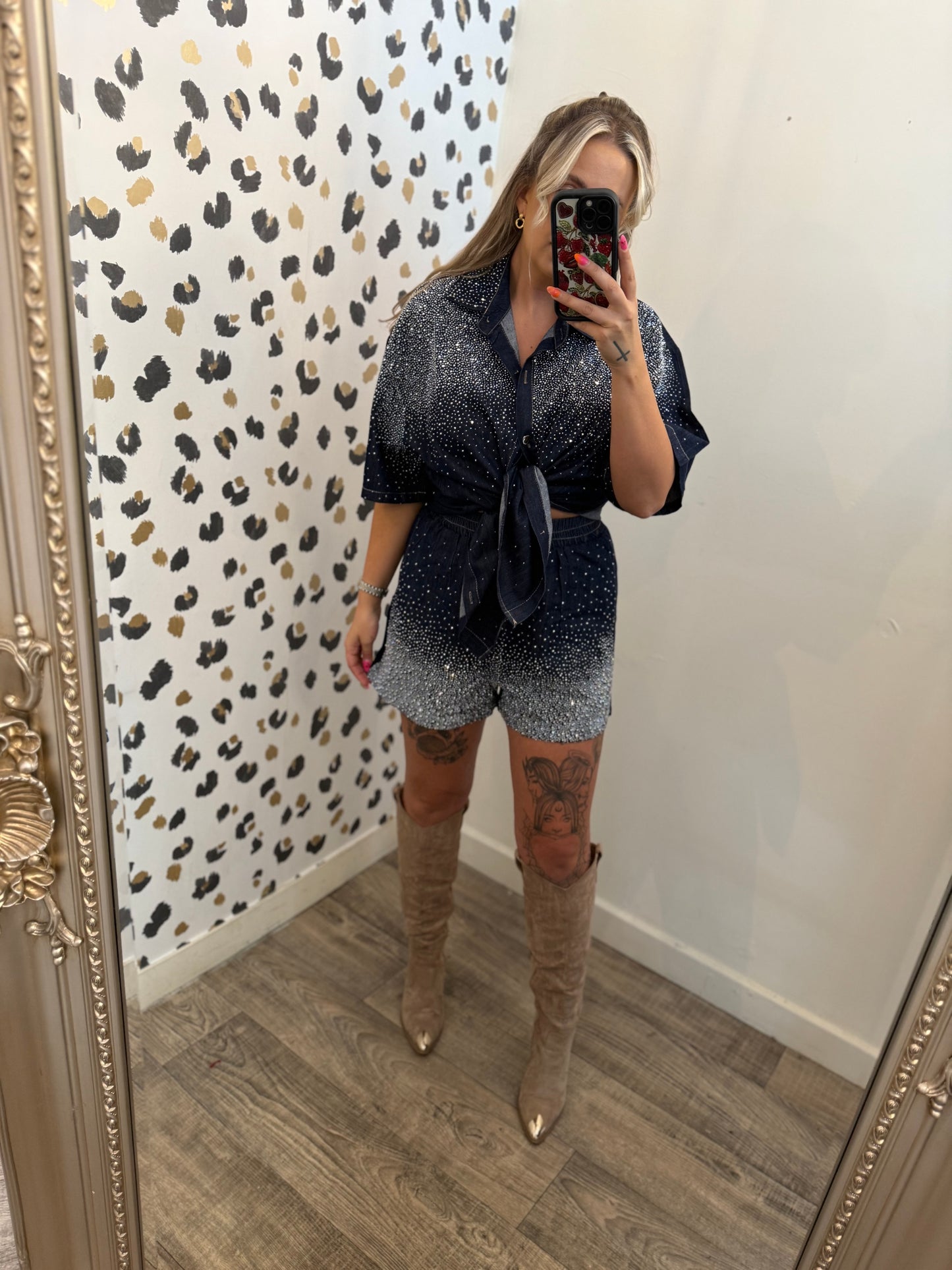 Bling LUXE Set Denim