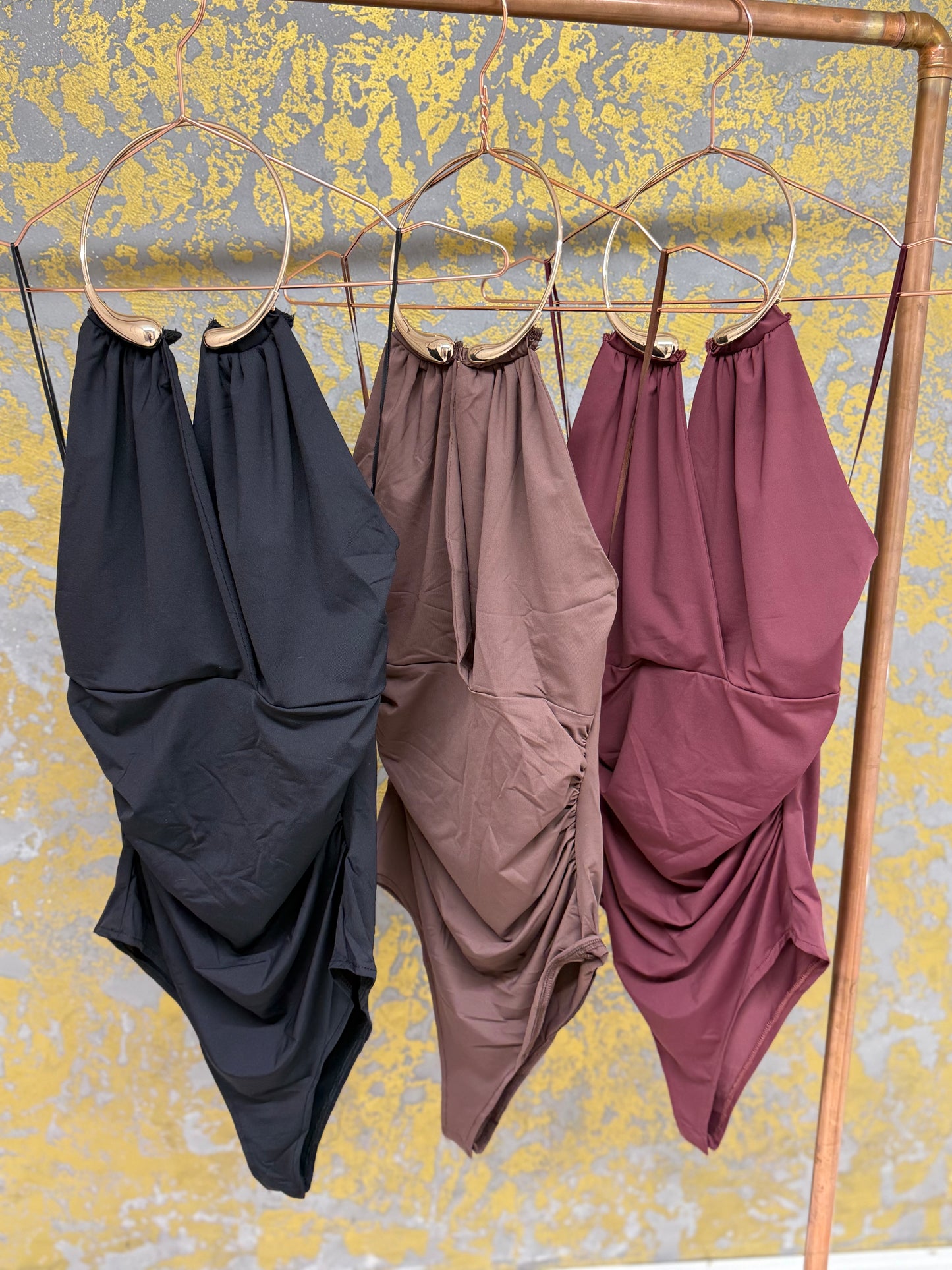 Gold Detail Bodysuit 3 Colours