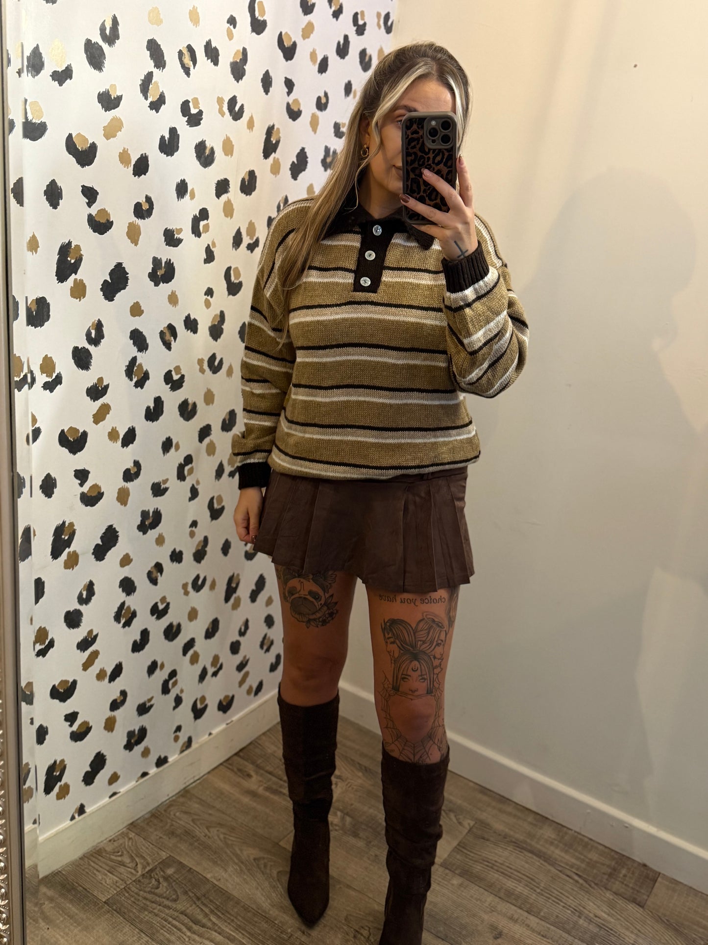 Stripe Knitted Jumper