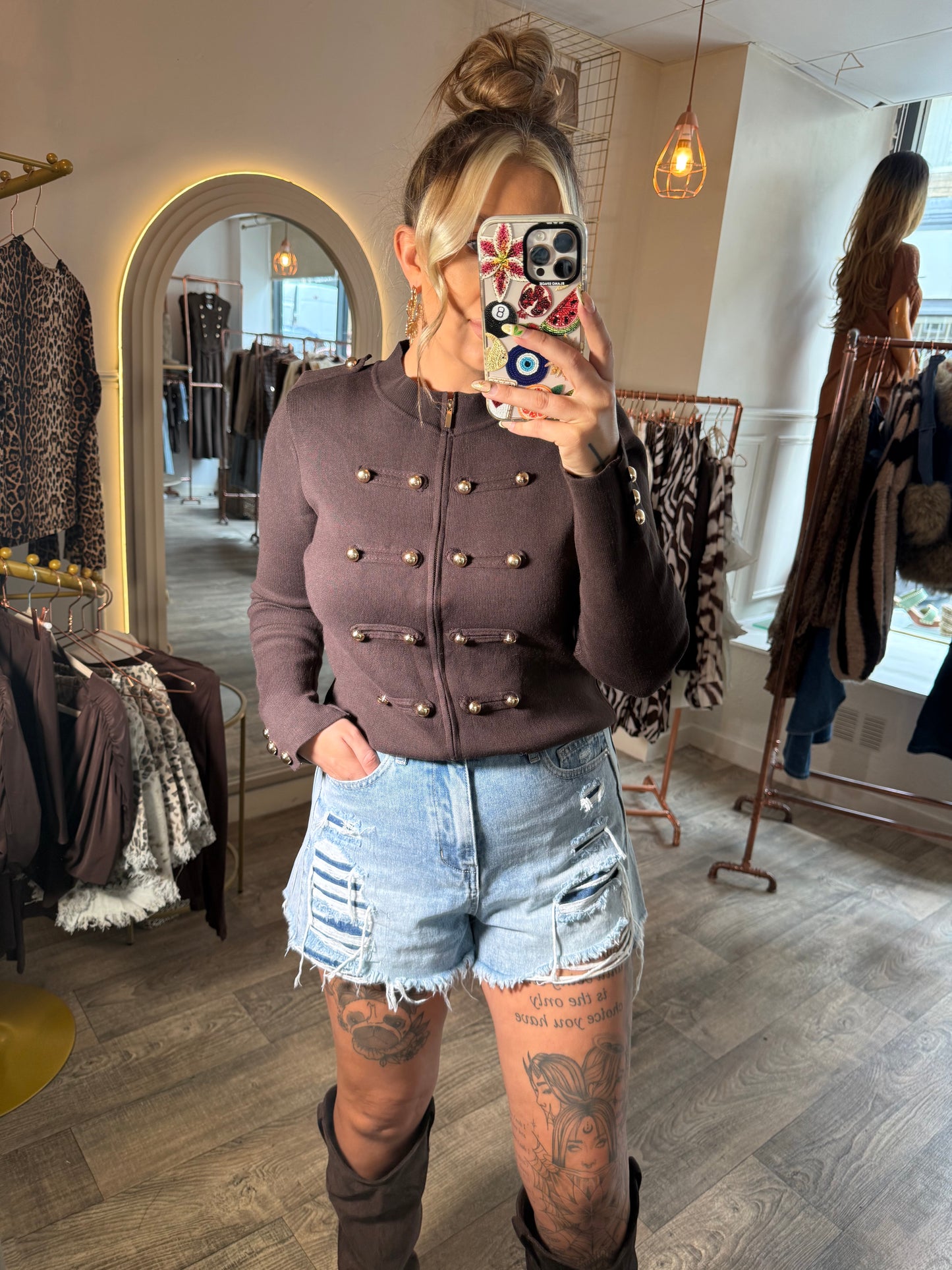 Military Knitted Jacket