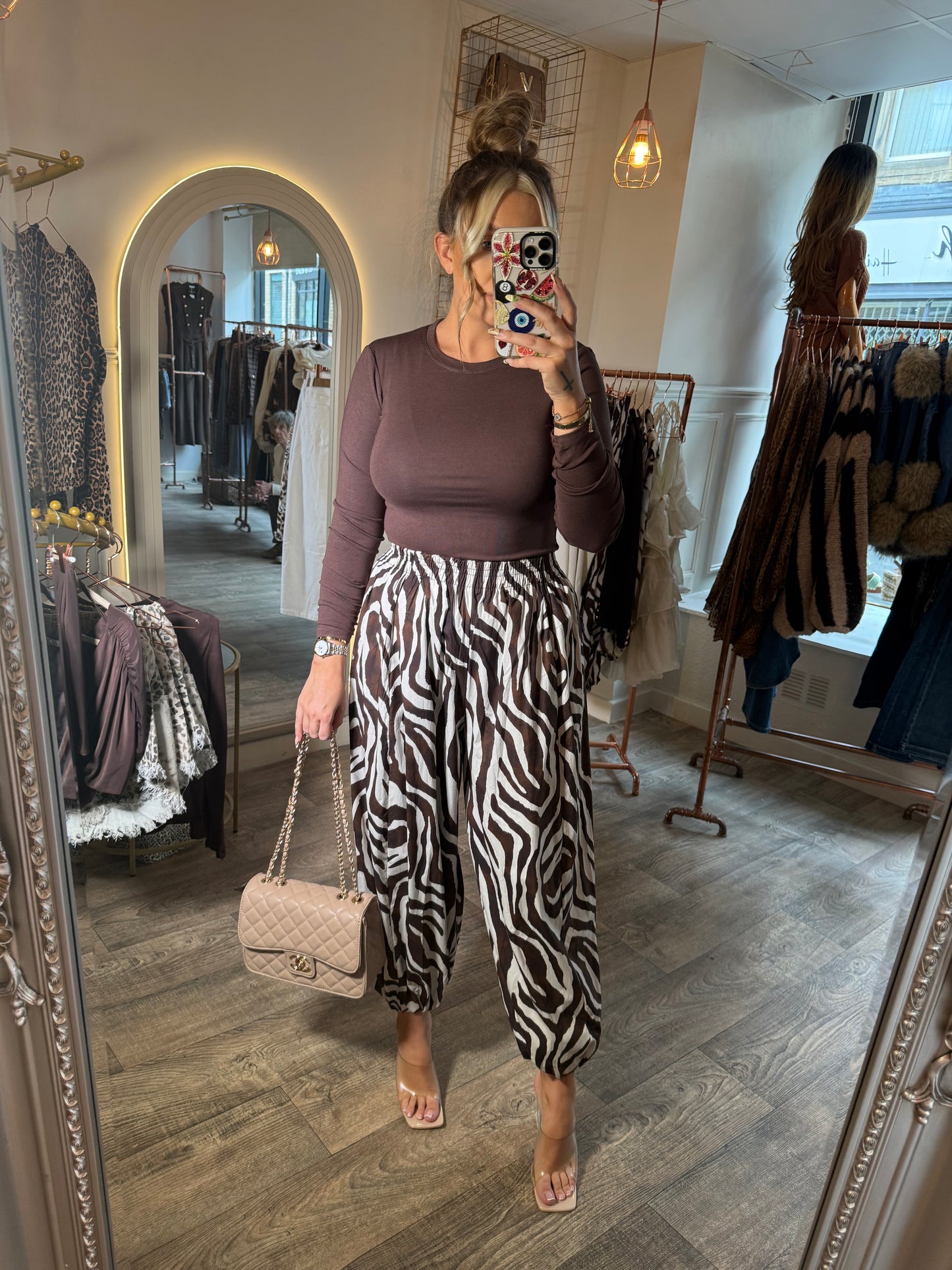 Brown Zebra Pants