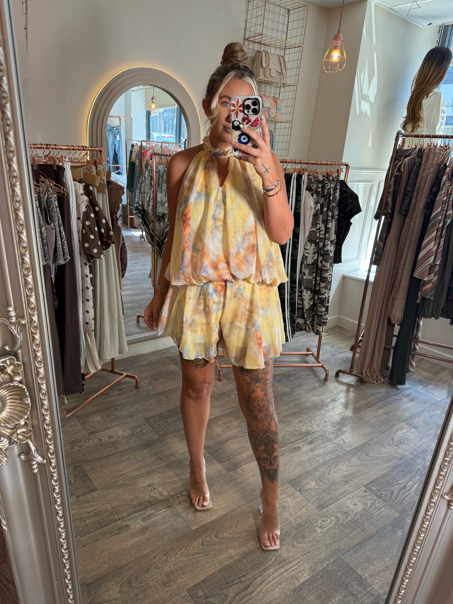 Sunlit Haze Playsuit