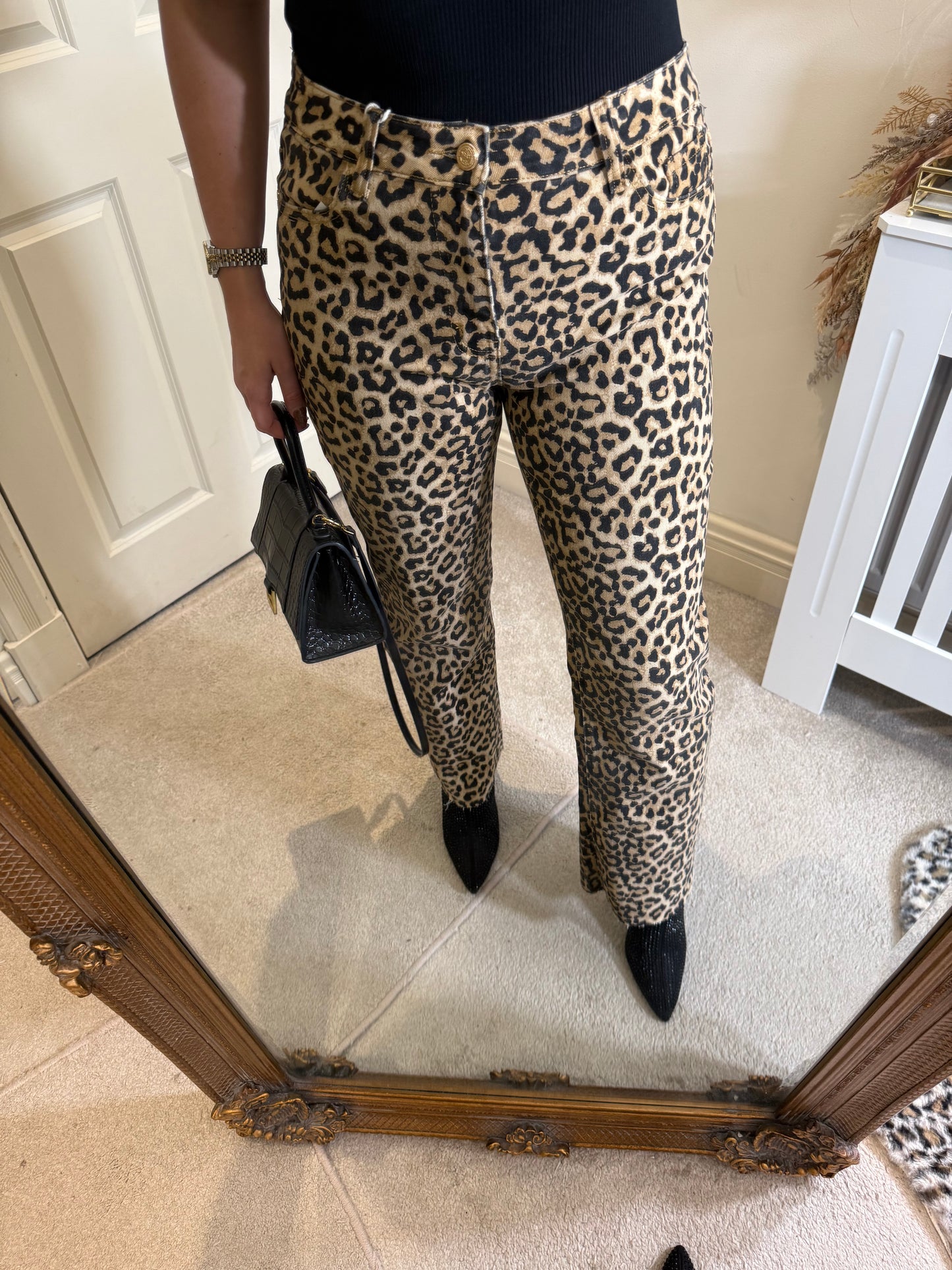 Leopard Super Stretch Jeans