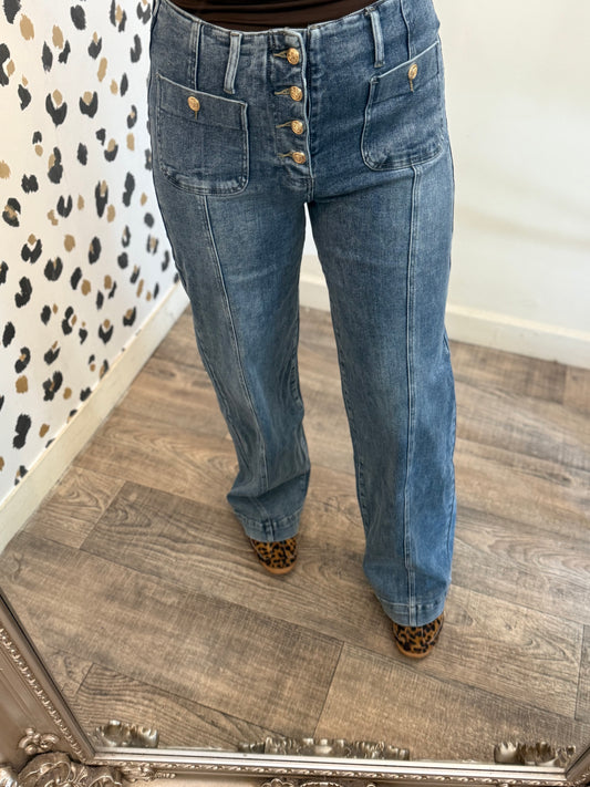 Button up Jeans