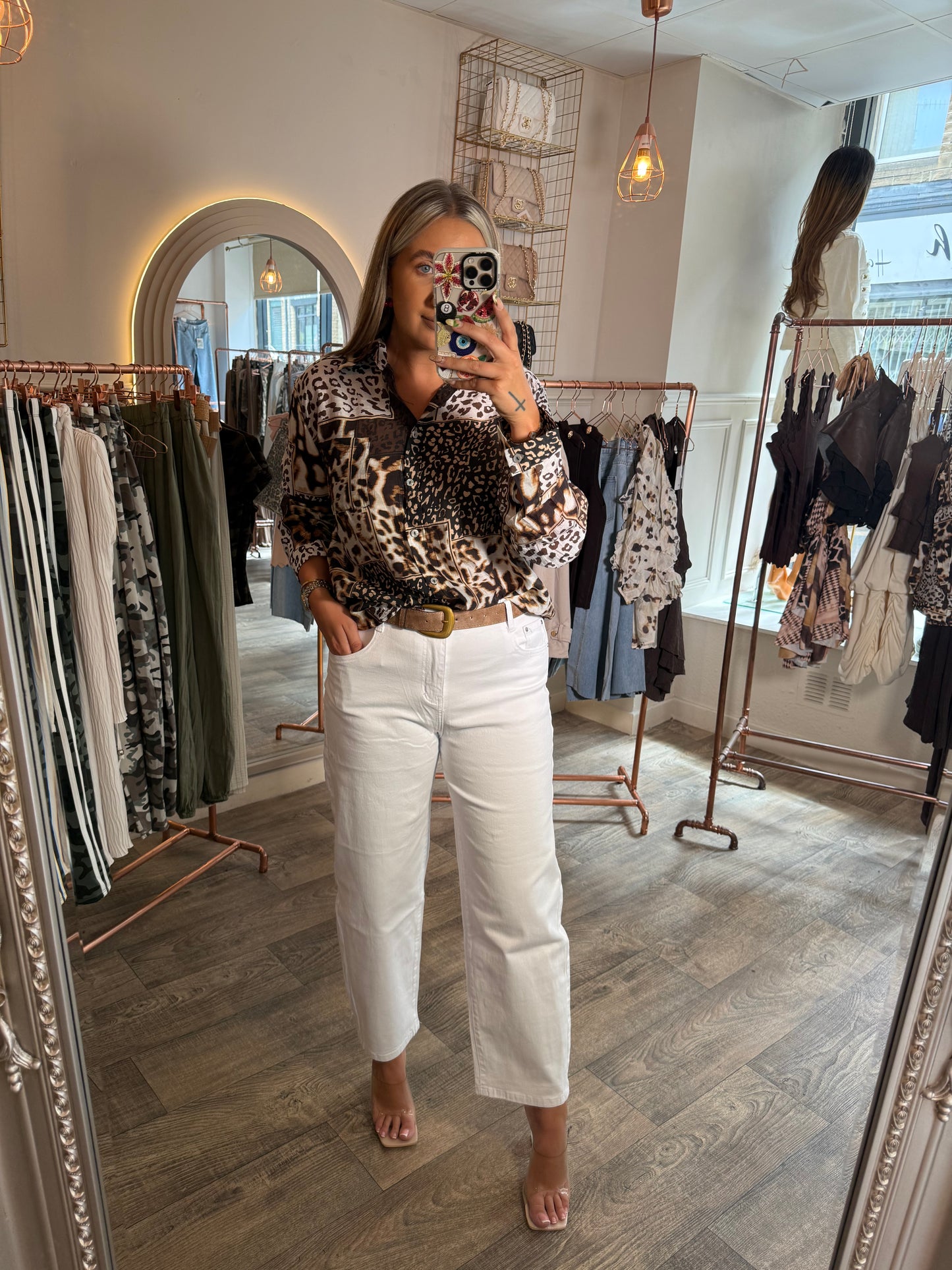 Leopard Patch Blouse