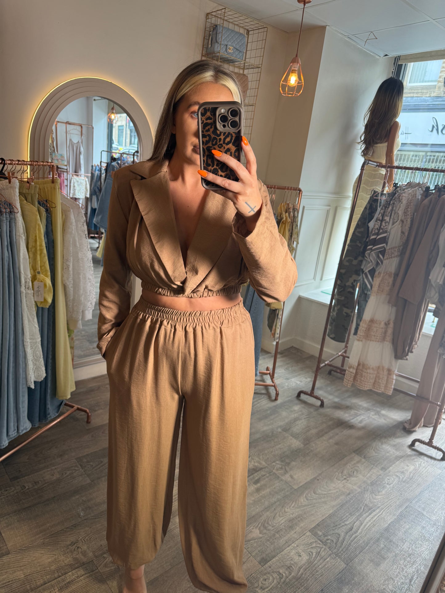 Cropped Blazer & Pant Set 2 Colours