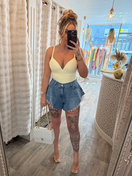 Yellow SKIMS Bodysuit