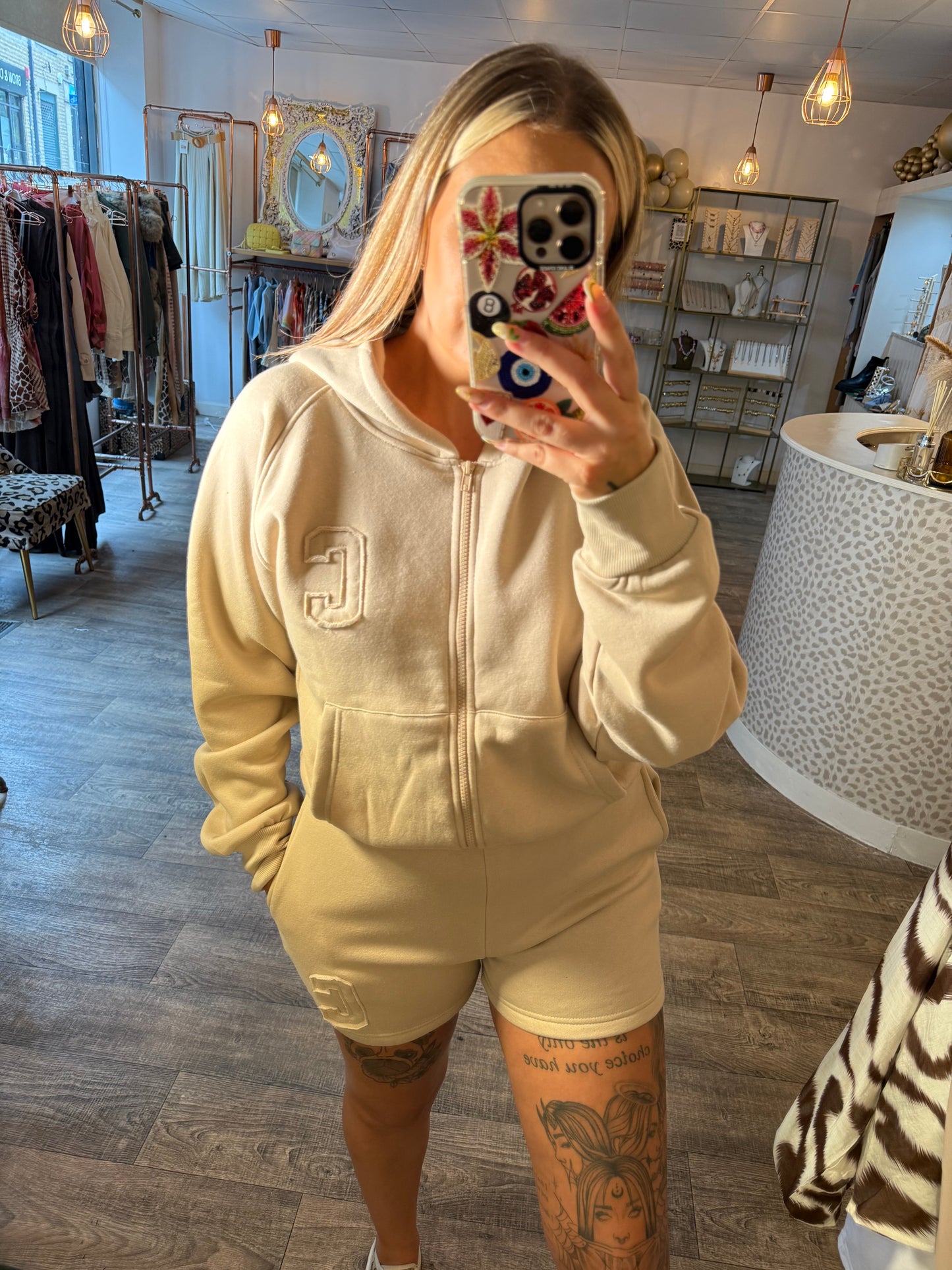 Beige CASUAL Lounge Set