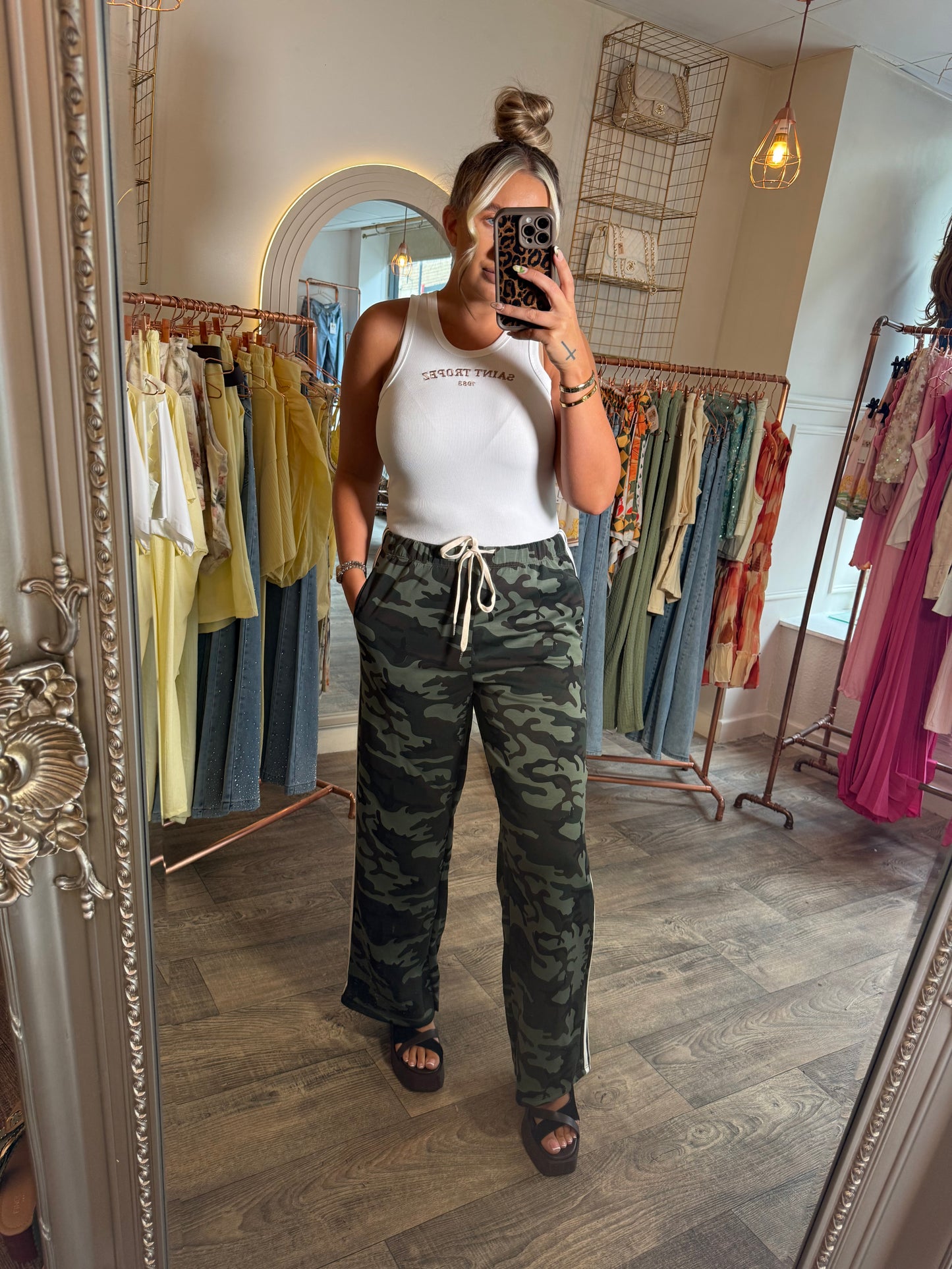 Camo Stripe Joggers