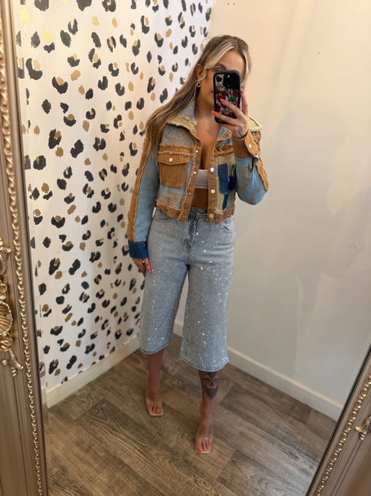 Patch Denim Jacket