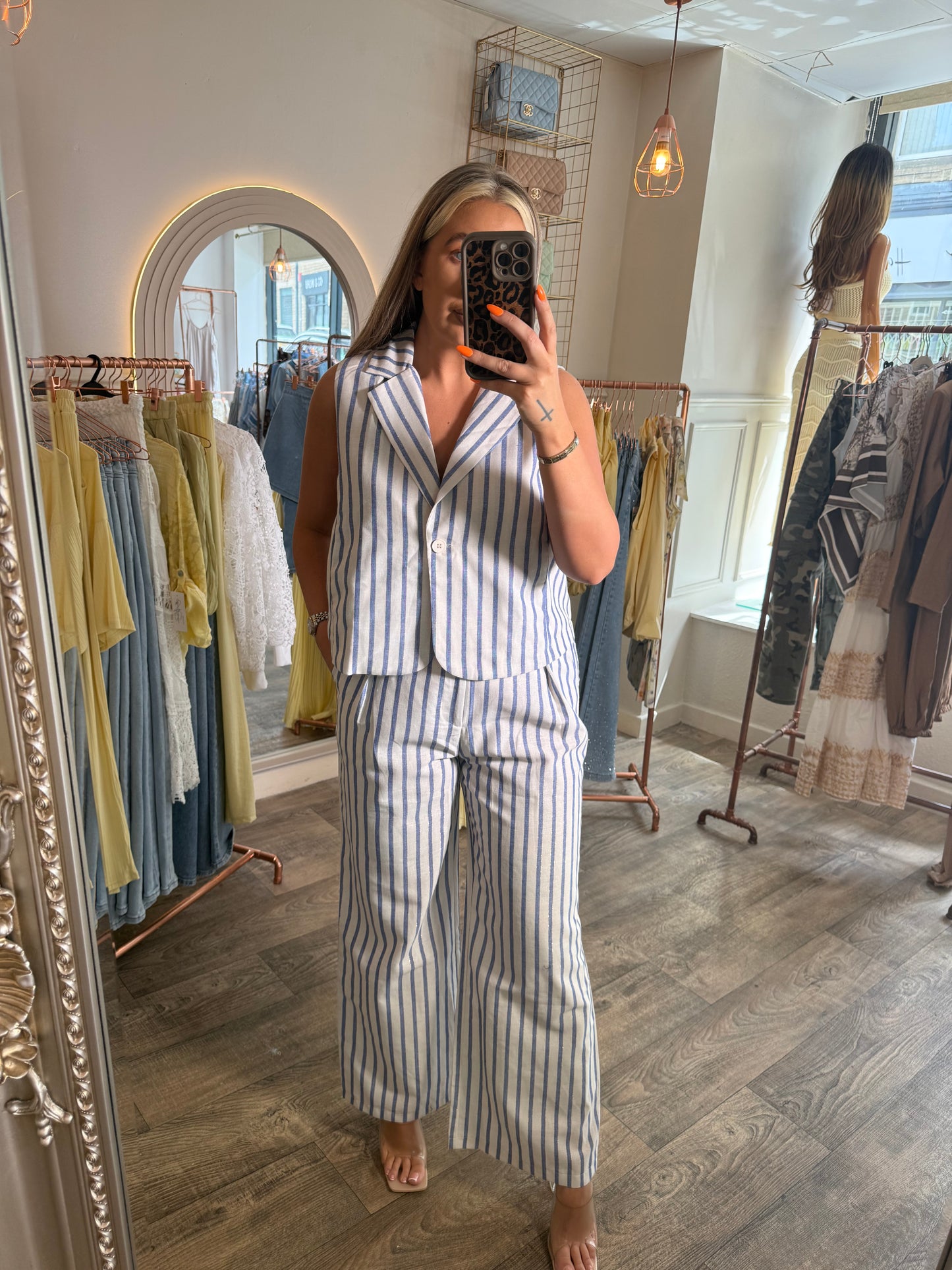 Stripe Waistcoat Set