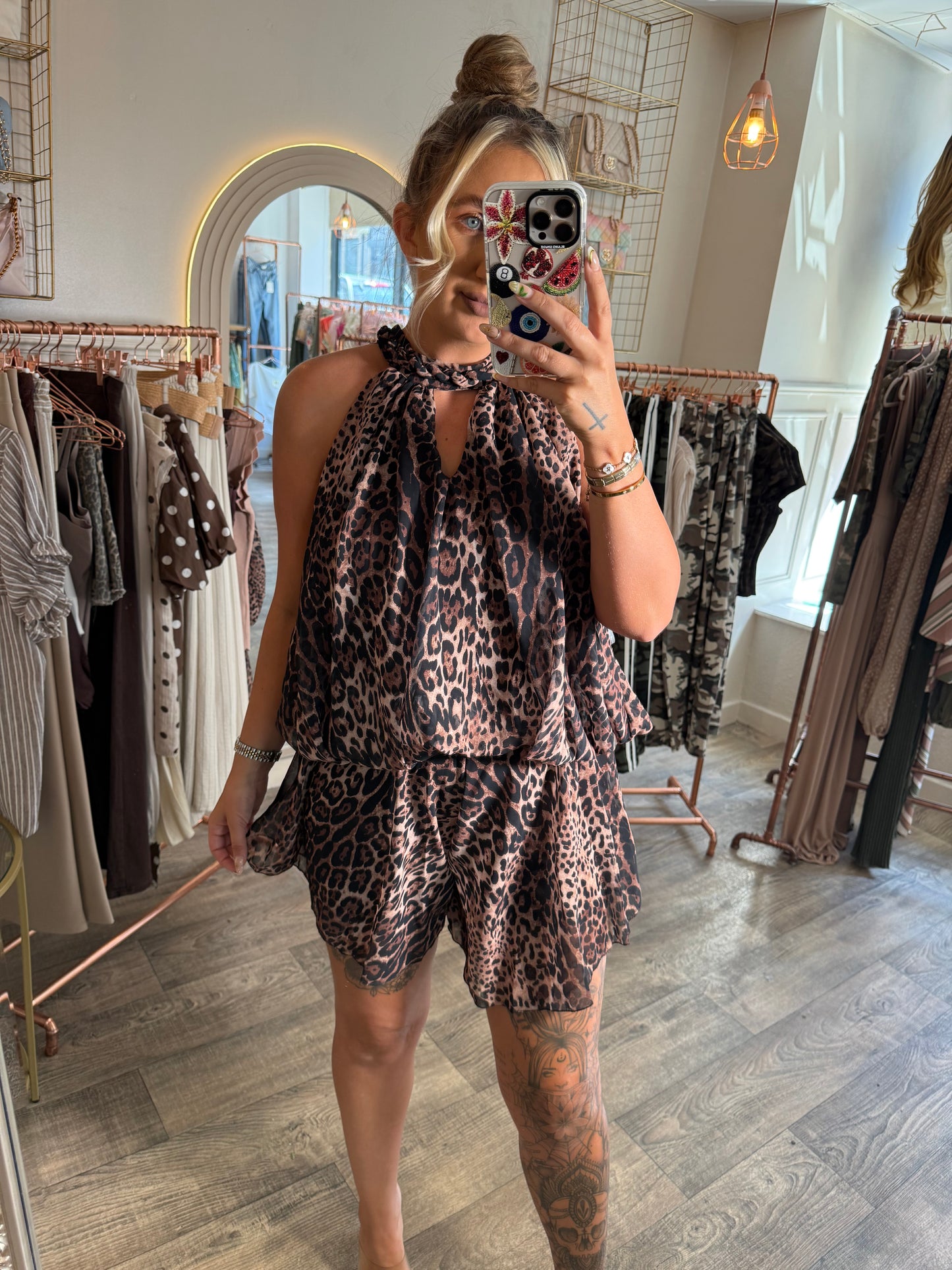 Desert Leopard Playsuit