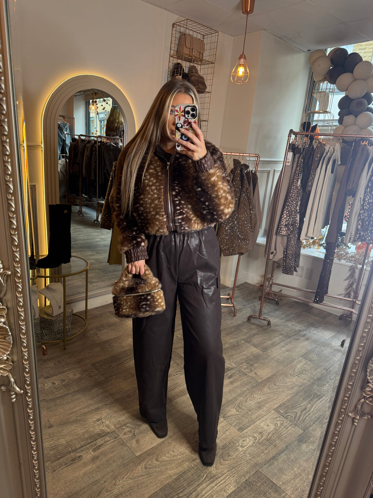 Brown Leather Pants