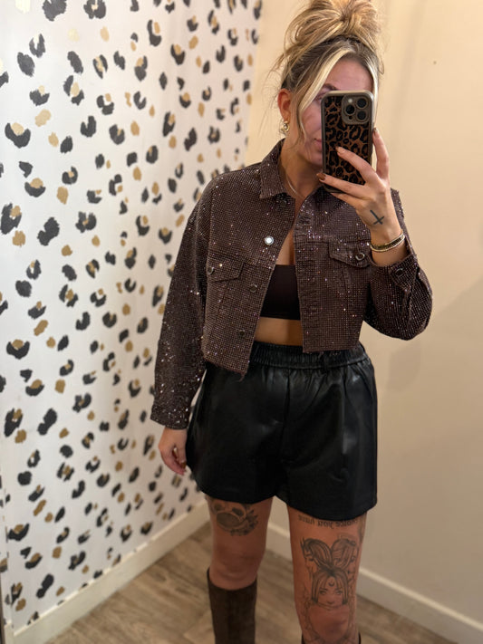 Bling LUXE Brown Jacket