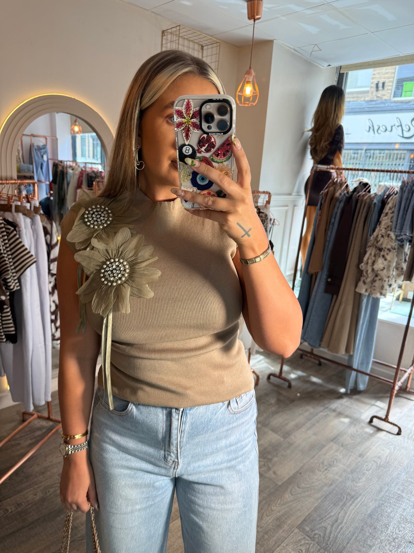 3D Floral Top