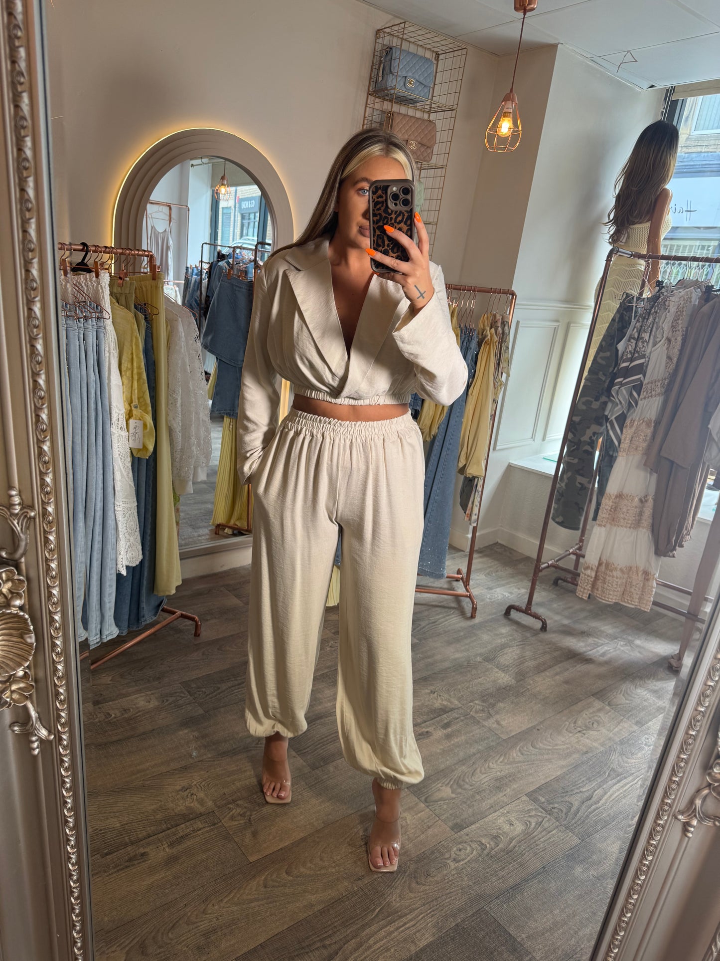 Cropped Blazer & Pant Set 2 Colours