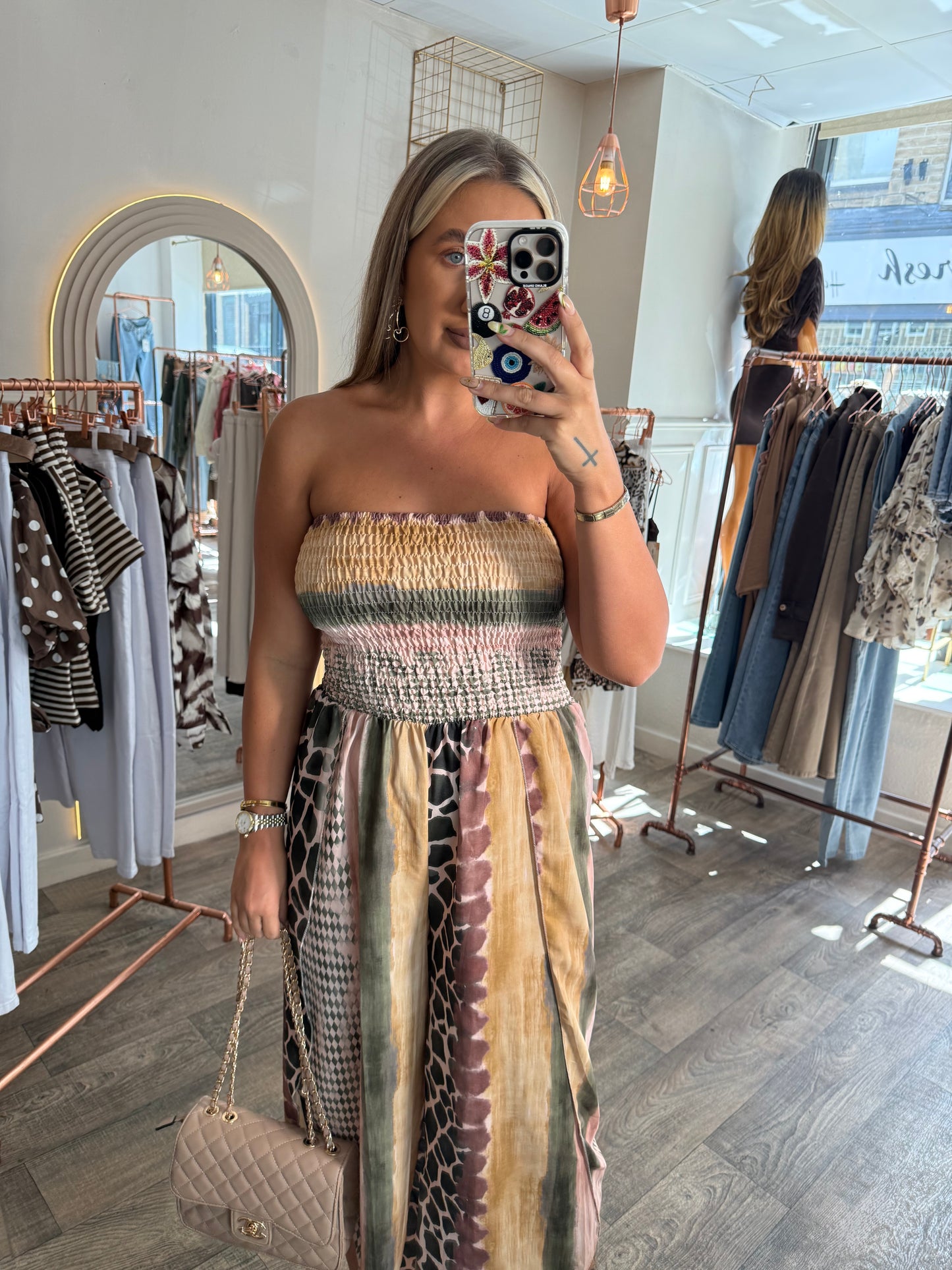 Giraffe Print Jumpsuit 2 Colours