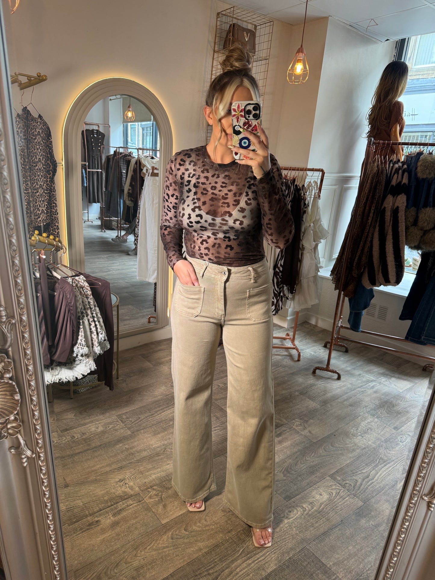 Leopard Mesh Bodysuit