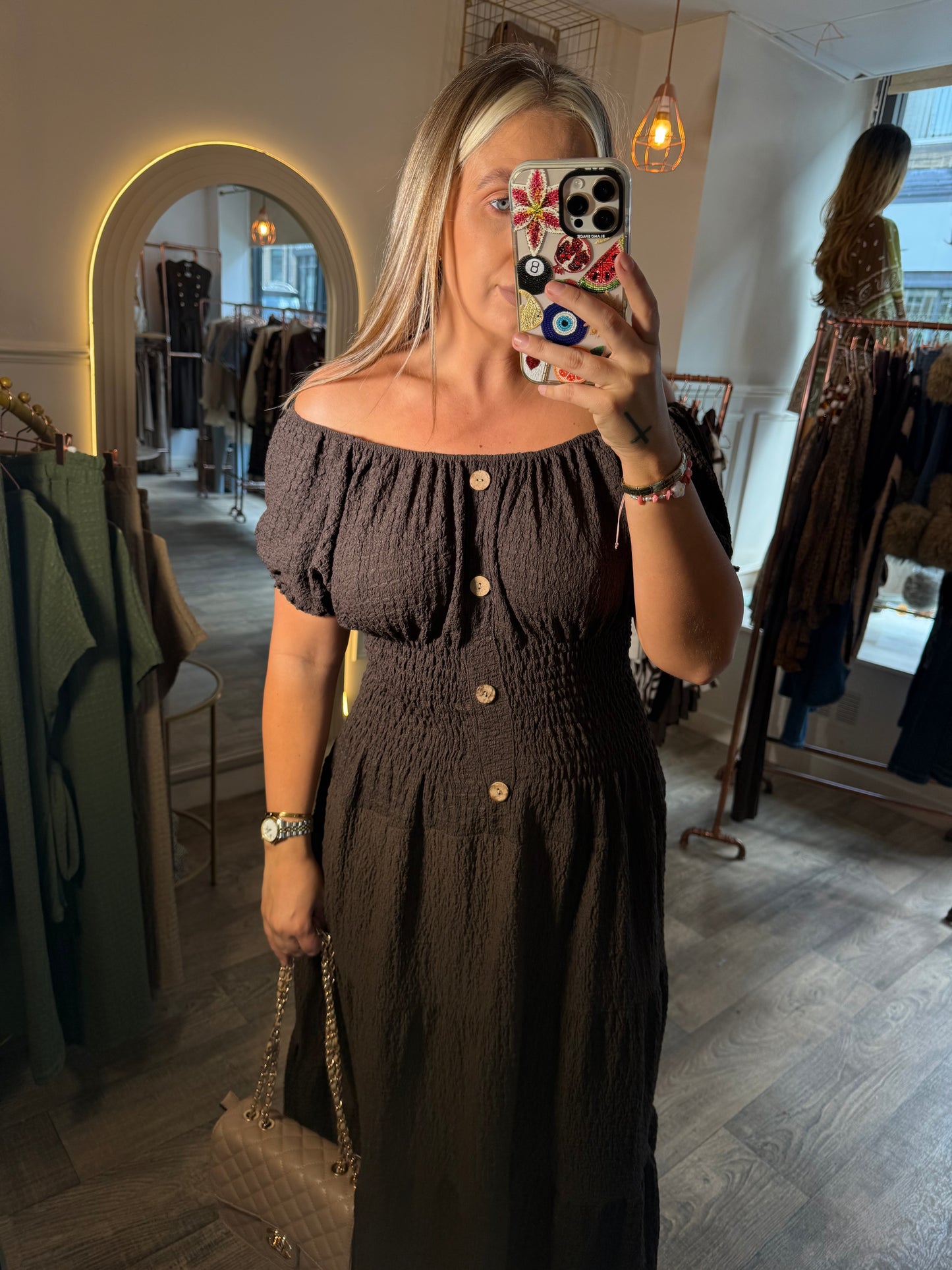 Brown Maxi Dress
