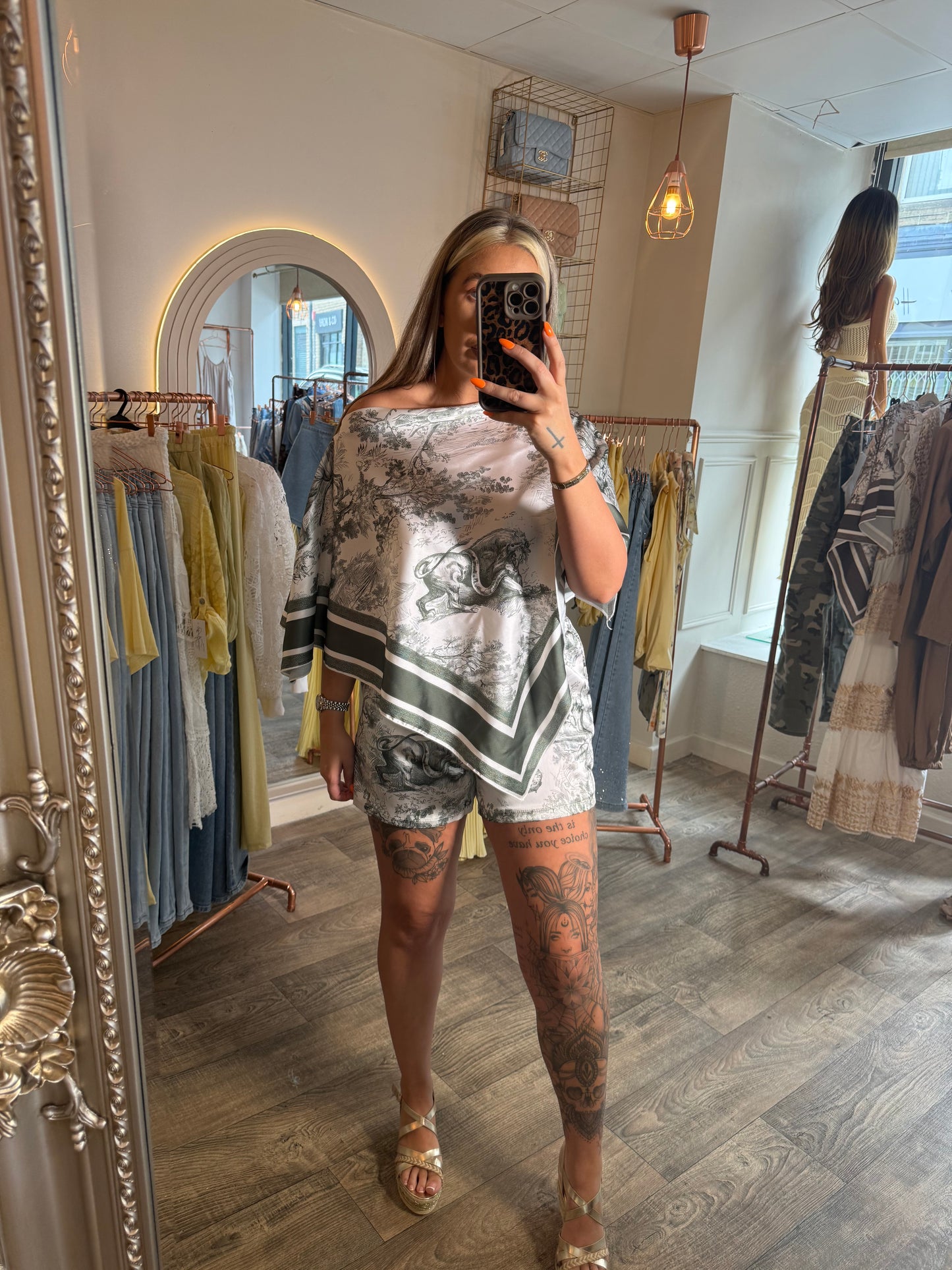 Silk Poncho Sets 3 Colours