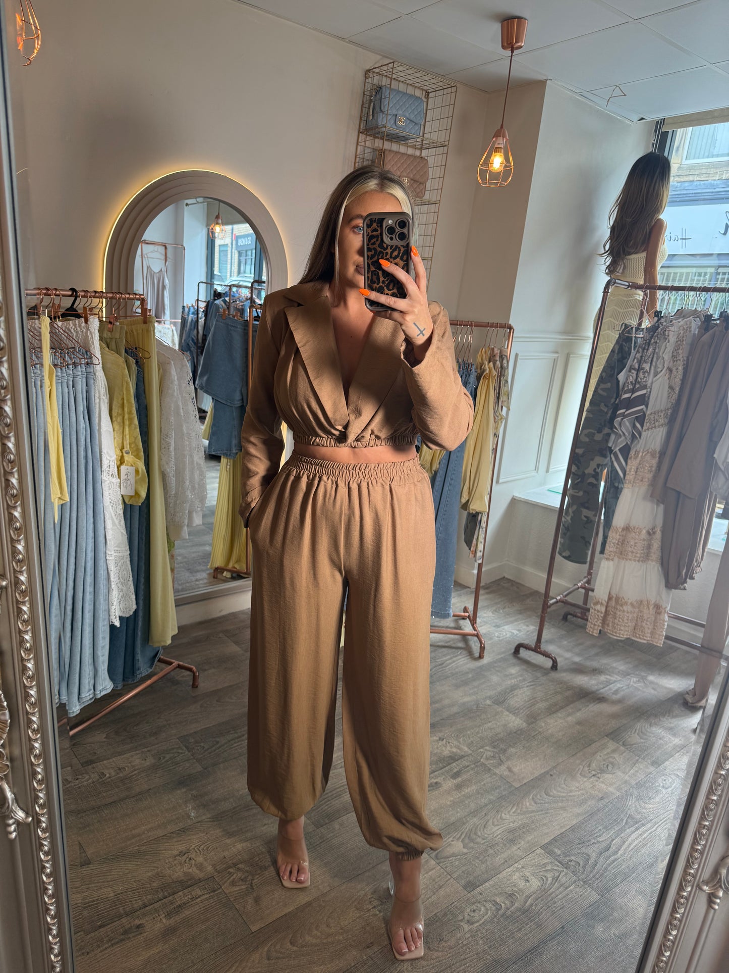 Cropped Blazer & Pant Set 2 Colours