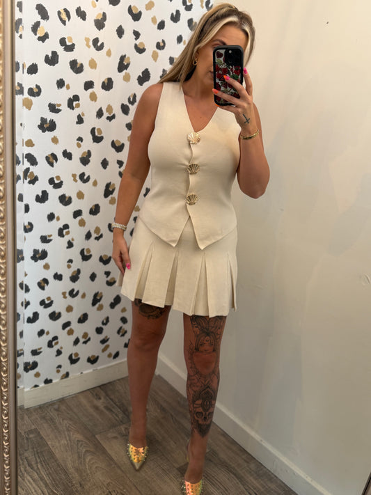 Waistcoat & Skirt Set 2 Colours