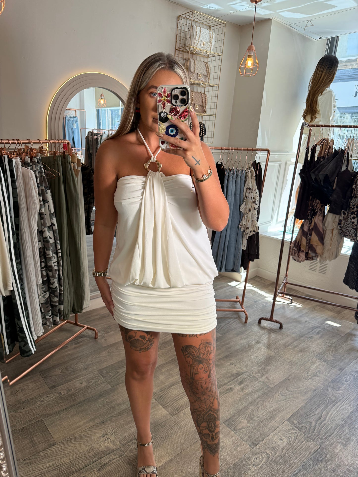 The TIA Dress in White