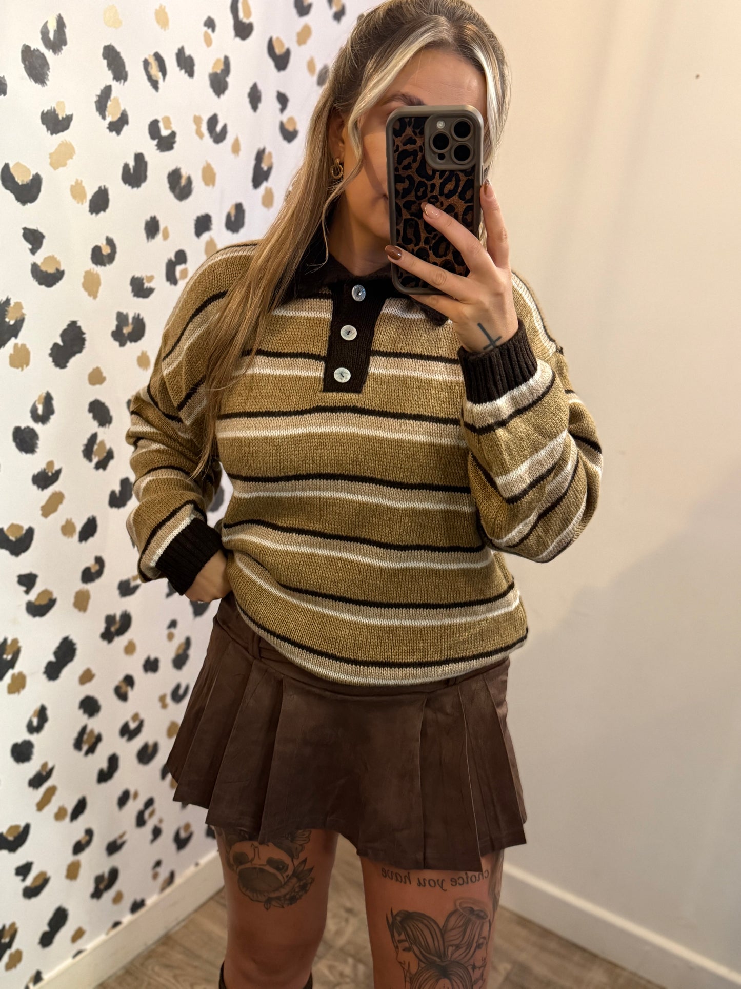 Stripe Knitted Jumper