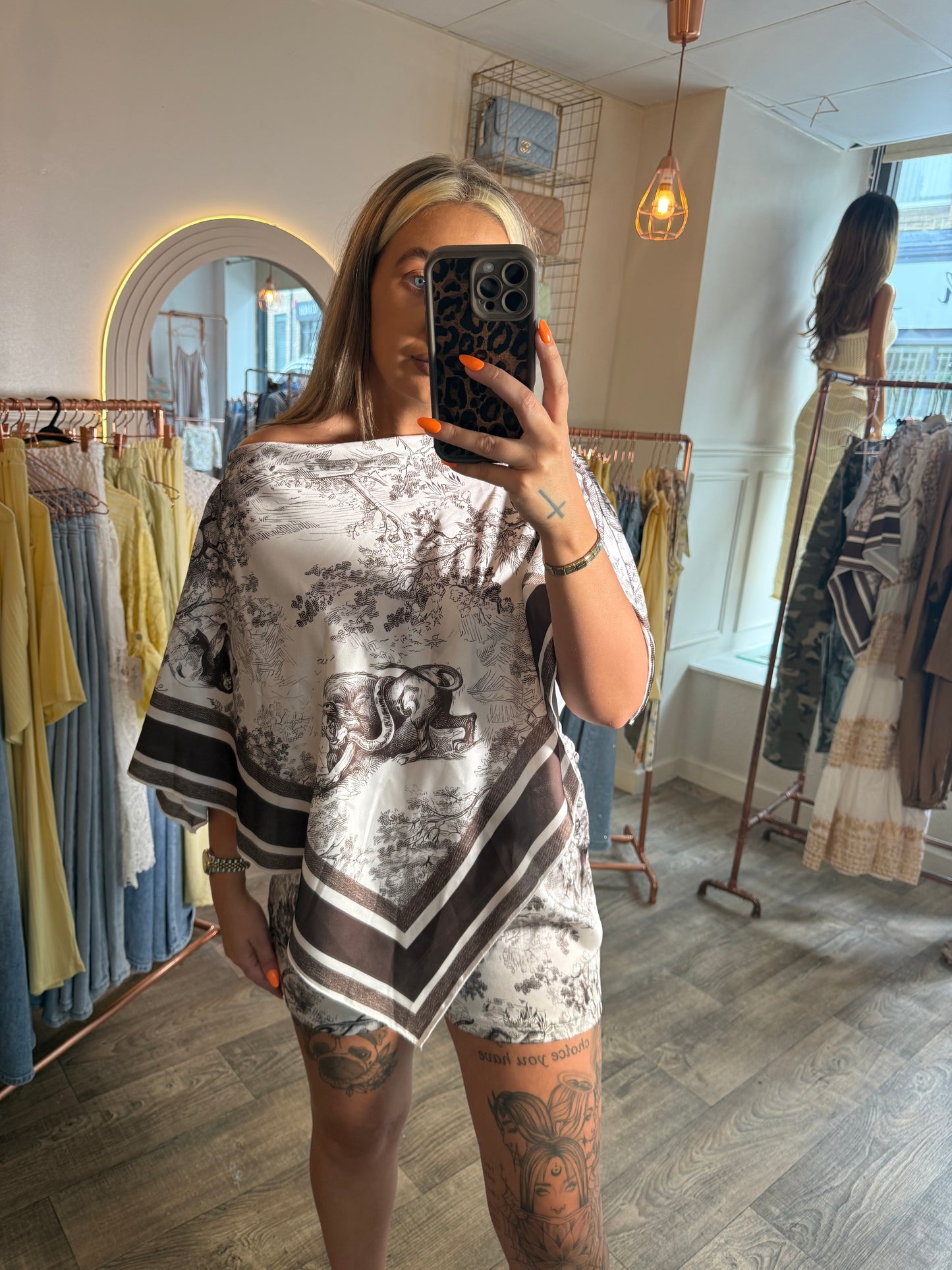 Silk Poncho Sets 3 Colours