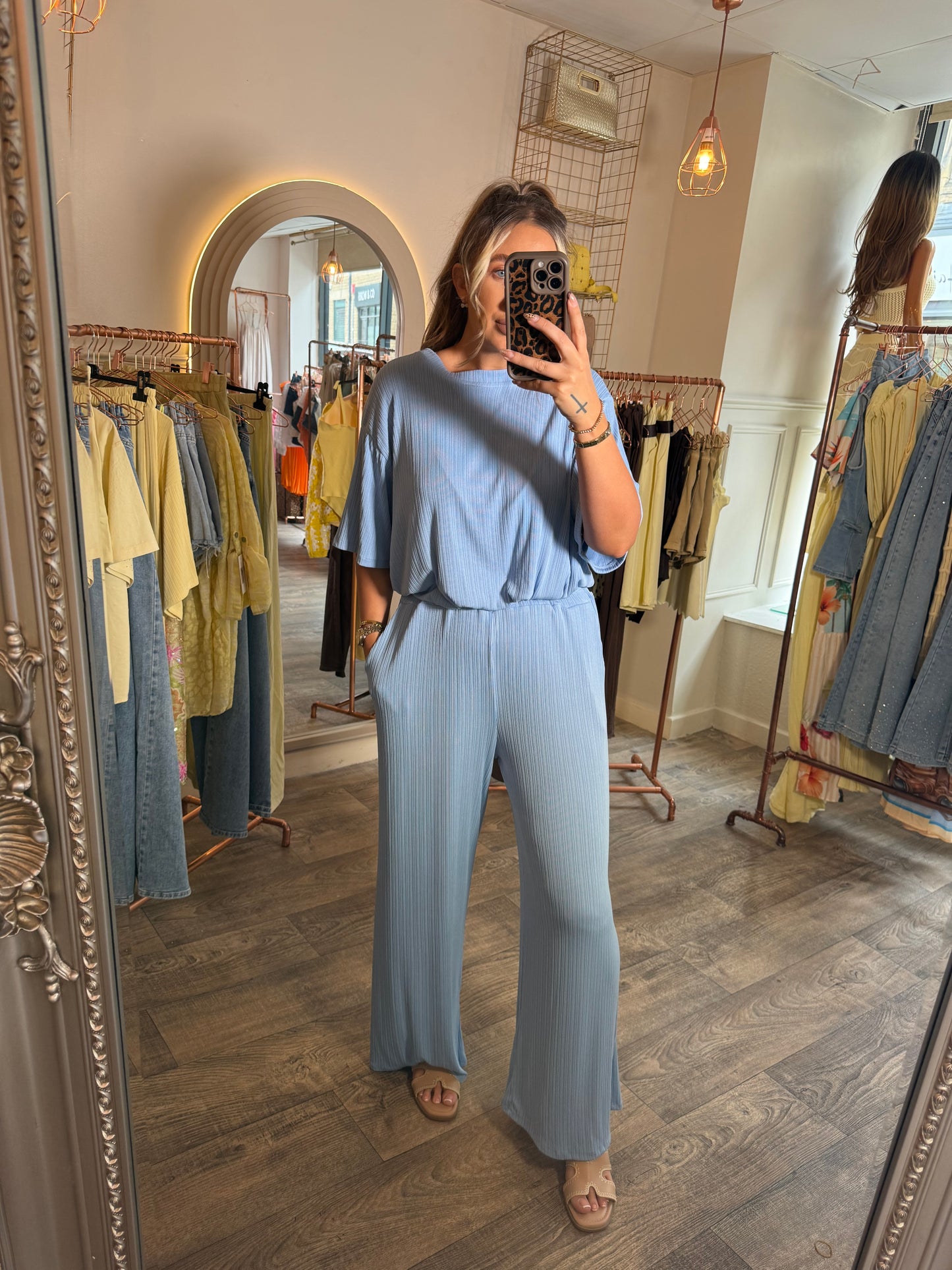 Ribbed Pant Set