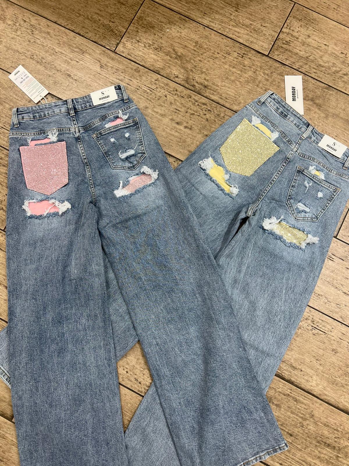 Yellow BLING LUXE Jeans