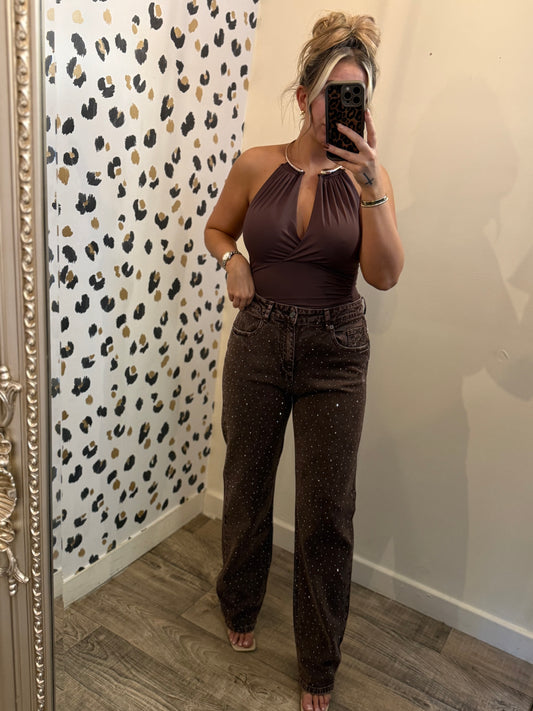 Gold Detail Bodysuit 3 Colours