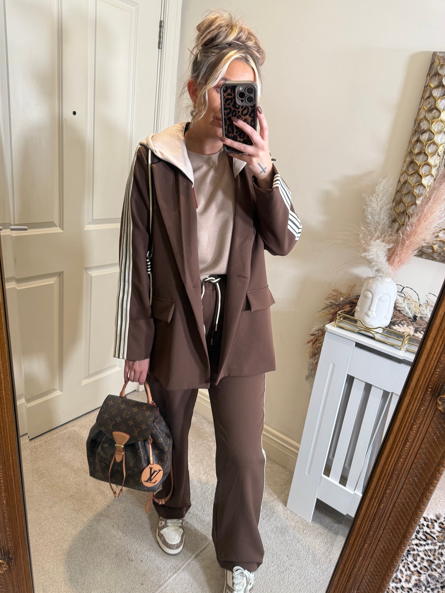 The FREYA Hooded Blazer Set