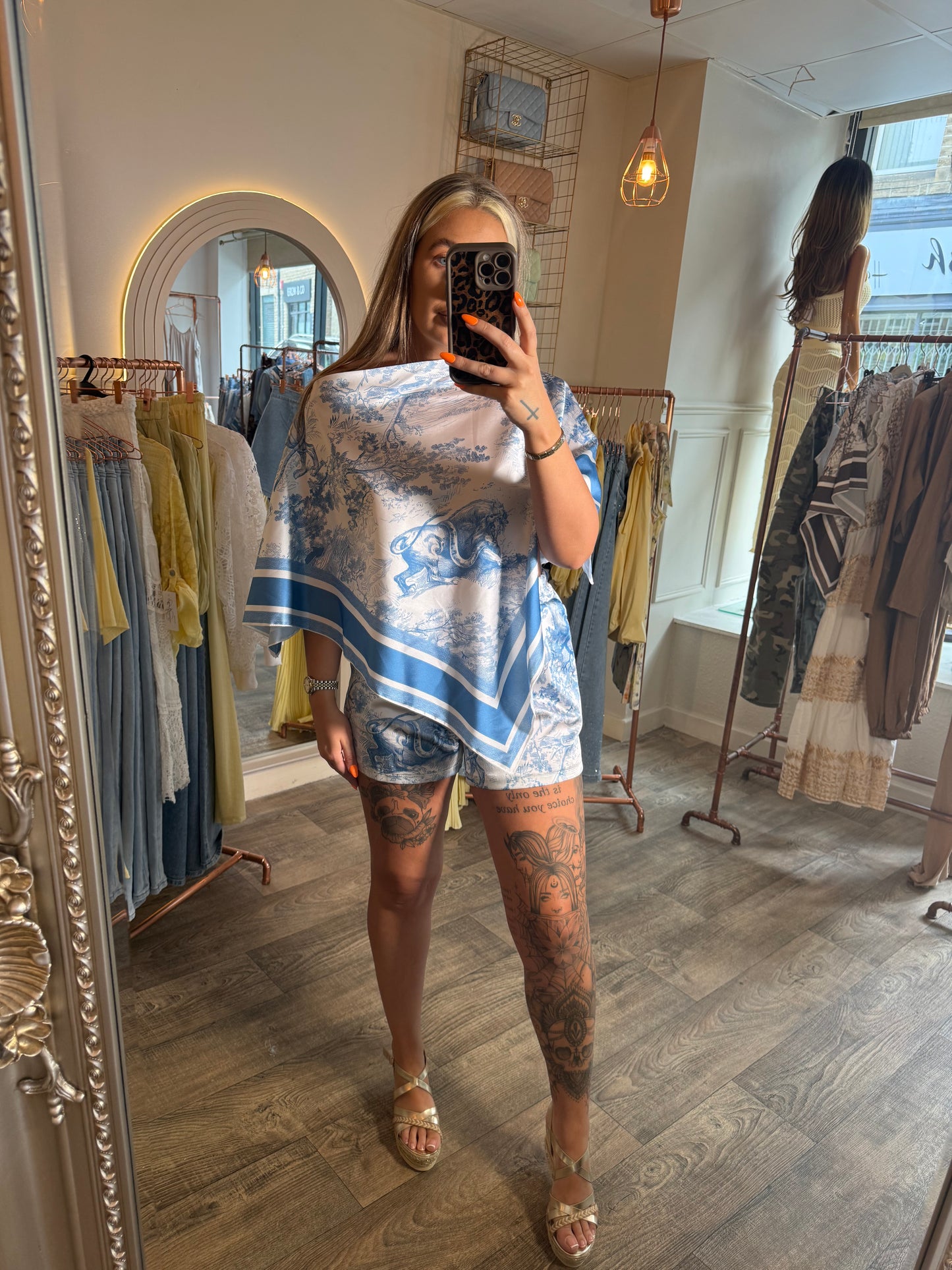 Silk Poncho Sets 3 Colours