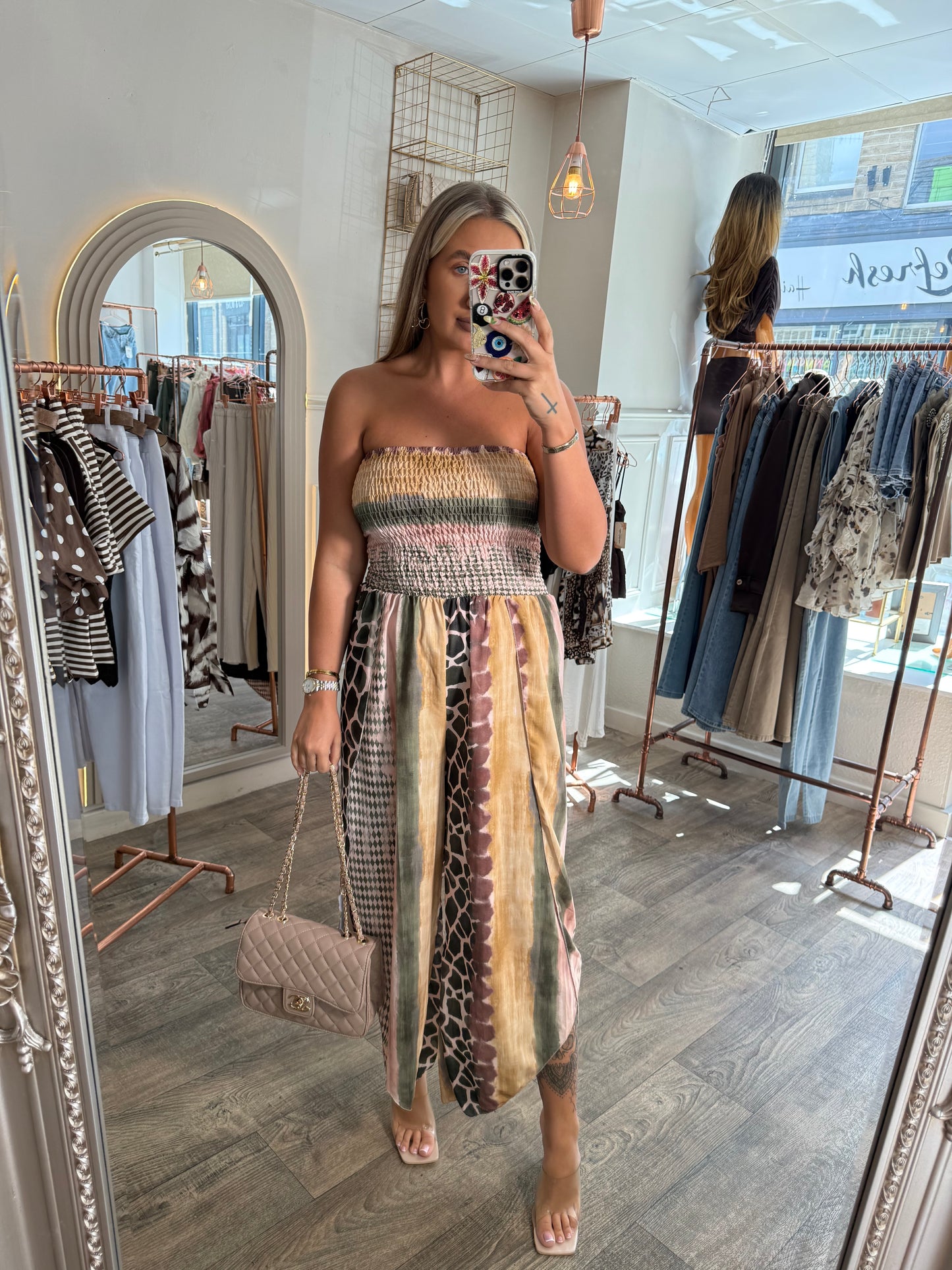 Giraffe Print Jumpsuit 2 Colours