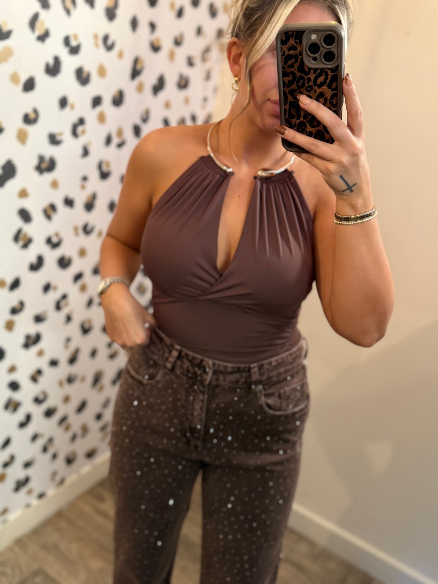 Gold Detail Bodysuit 3 Colours