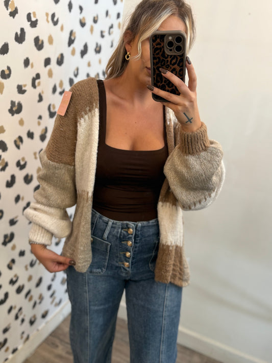 Patch Cardigan