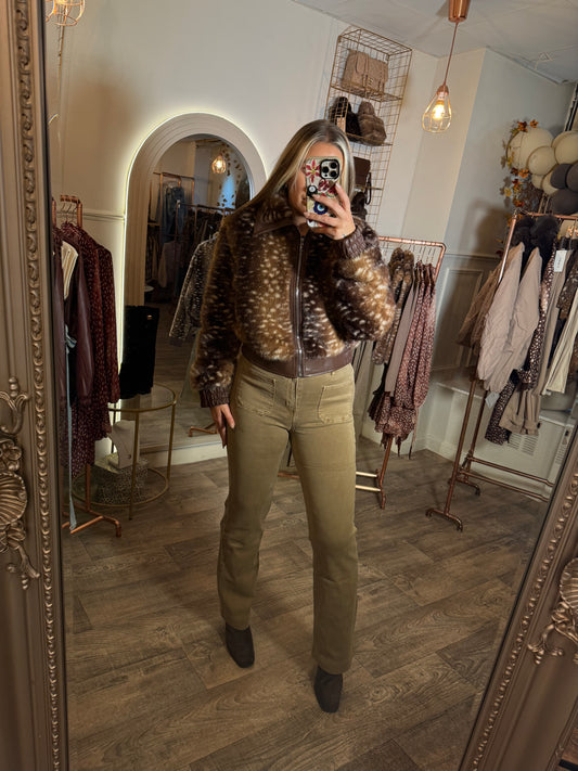 BAMBI Faux Fur Jacket