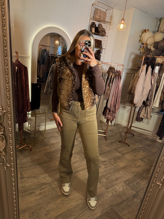 BAMBI Faux Fur Gilet