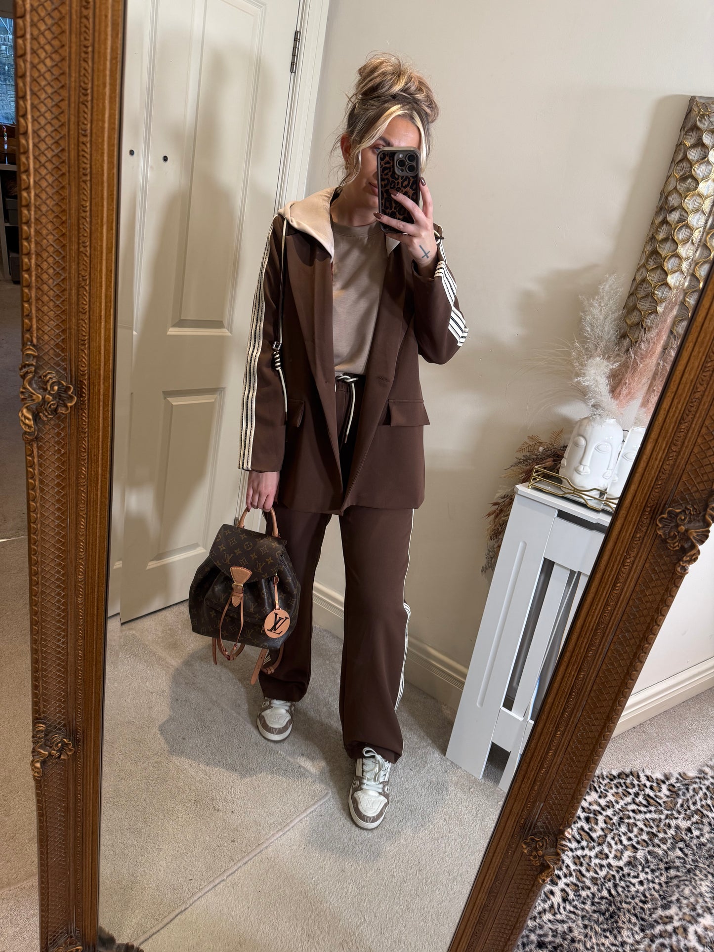 The FREYA Hooded Blazer Set