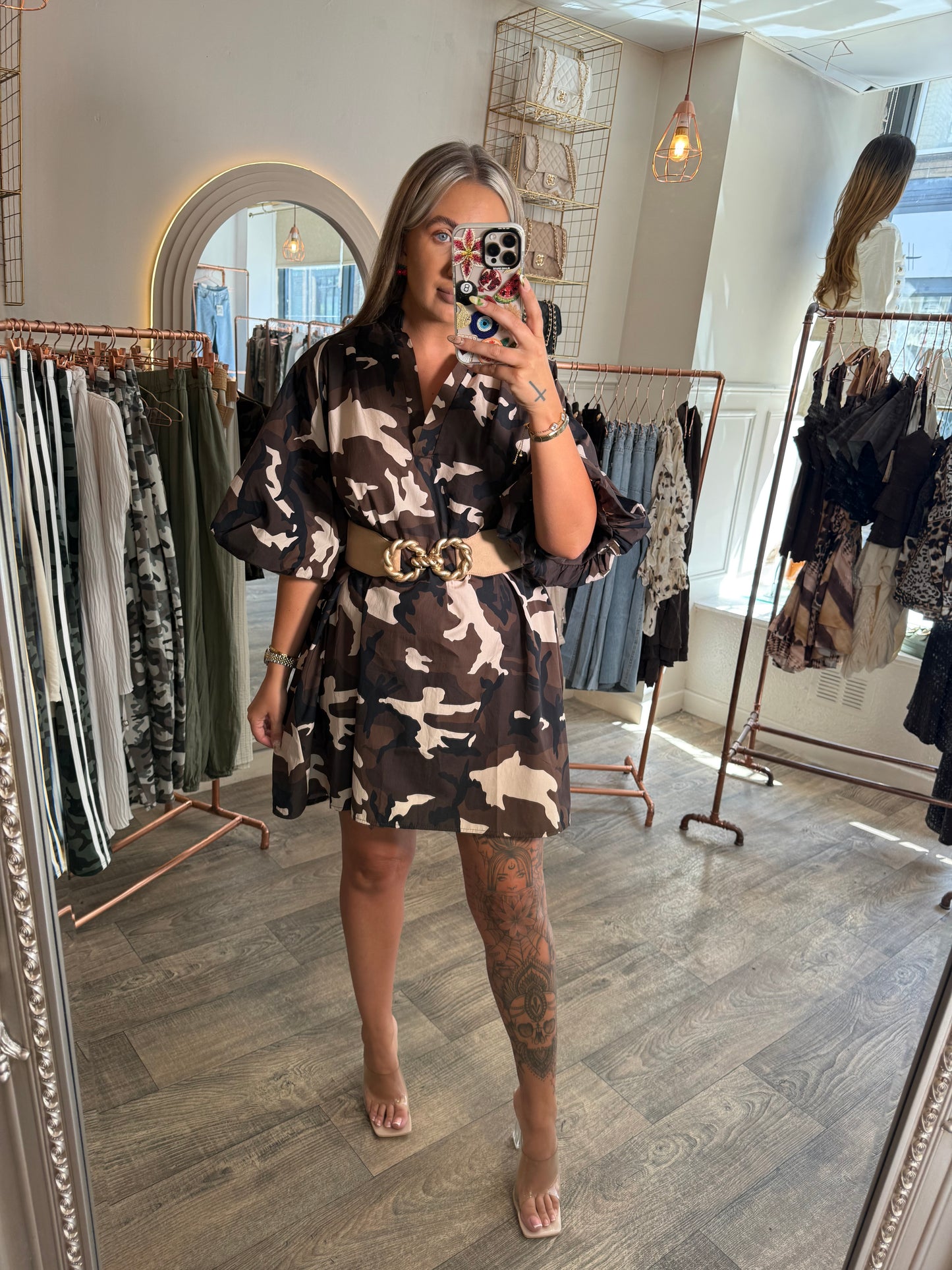 Camo Poof Dress